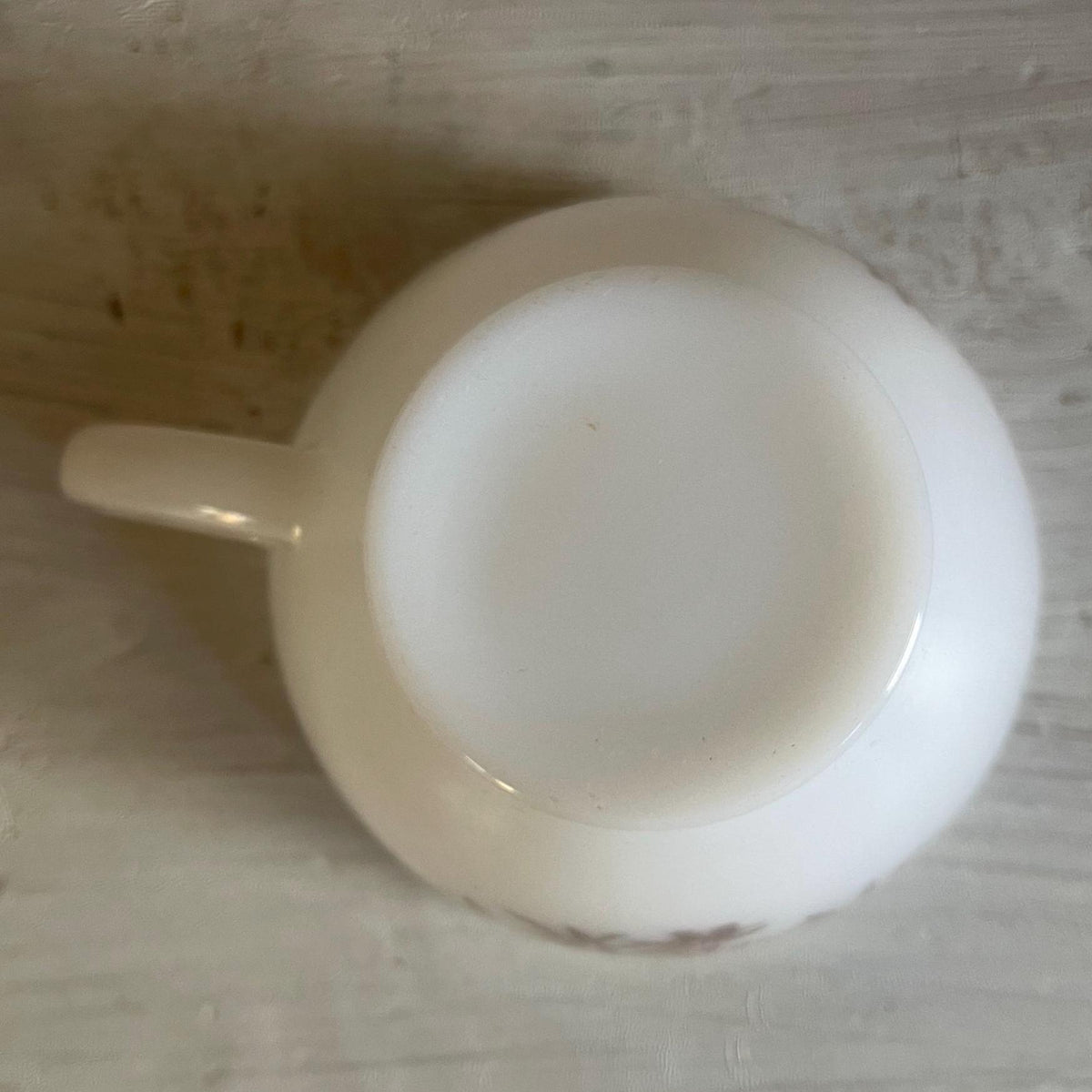 Vintage Federal Glass Golden Glory Leaf Cup and Saucer