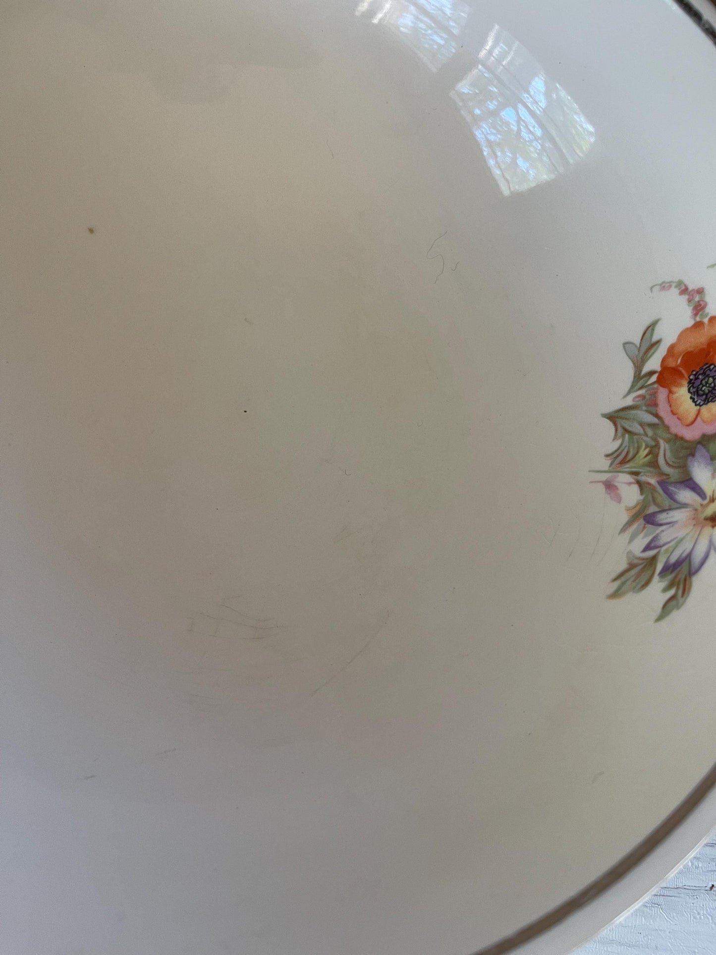 Universal Potteries Serving Bowl | Vintage Serving Bowl | Vintage Fall Serving Bowl | Floral Serving Bowl | Universal Pottery Ovenware