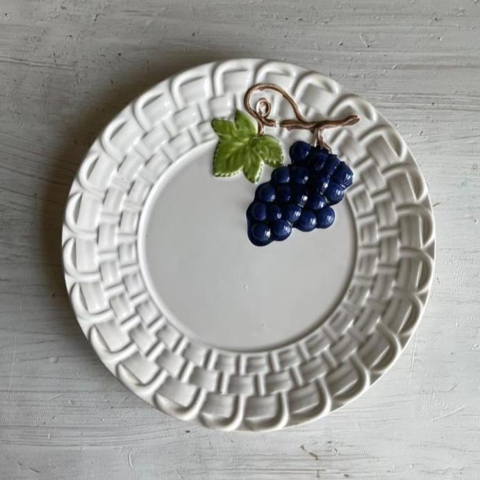 Cost Plus Fruit Plates Set of 4 | Vintage Plates | Cottagecore Dinnerware