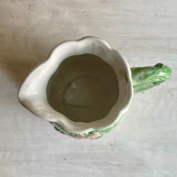 Vintage Blue Ridge Southern Pottery Pitcher - Rose Marie Pattern (1940s) - Hand Painted French Provincial - Vintage Pitcher - Floral Vase