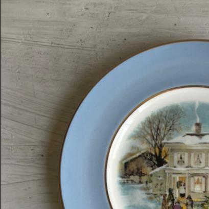 Avon 1977 Christmas Plate | Christmas Plate | Vintage Christmas Dishes | Christmas Plates | Avon Christmas Collector Plate | Collector Plate