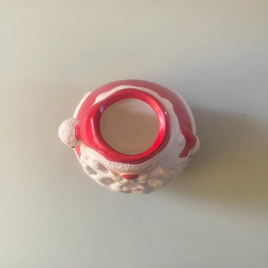 Vintage Santa Tea Light | Vintage Christmas | Christmas Tea Light Candle Holder | Santa Candle Holder