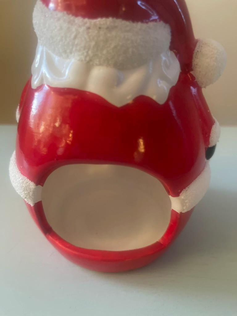 Vintage Santa Tea Light | Vintage Christmas | Christmas Tea Light Candle Holder | Santa Candle Holder
