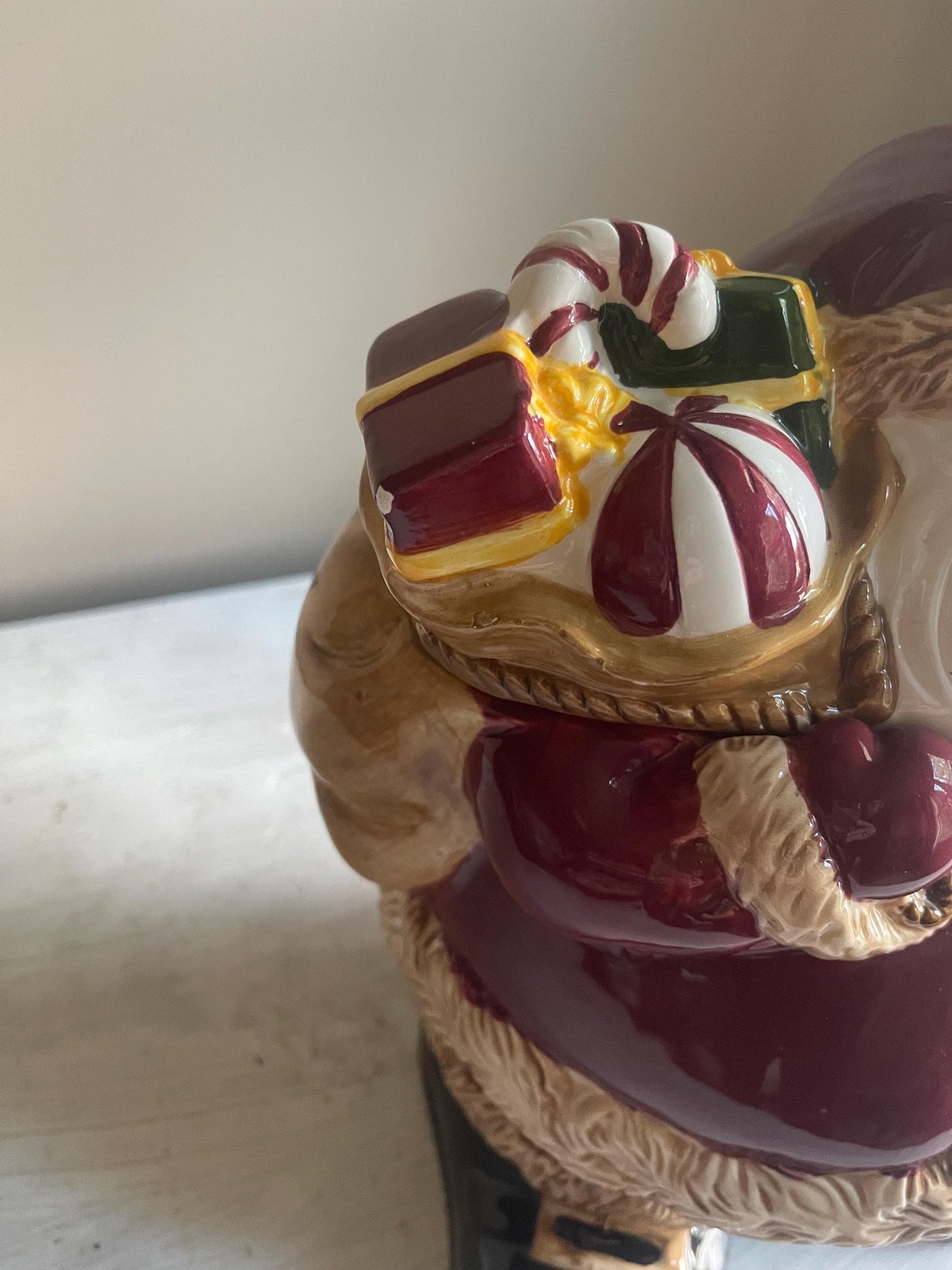Vintage Santa Claus Cookie Jar | Christmas Cookie Jar | Vintage Christmas | Santa Cookie Jar | Vintage Christmas Cookie Jar | Holiday Decor