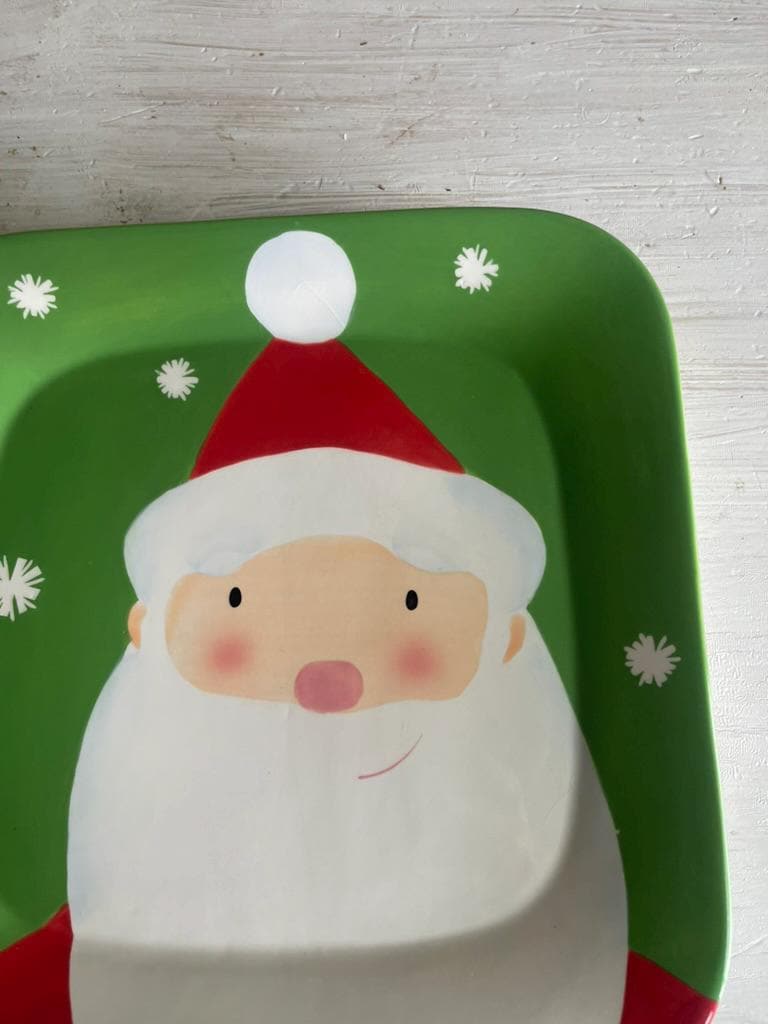 Vintage Santa Cookie Plate | Santa Cookie Plate | Christmas Plates | Vintage Christmas | Santa Cookie Platter | Santa & Co Plate
