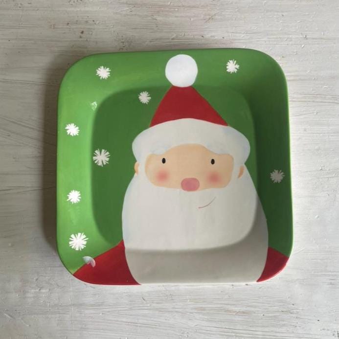 Vintage Santa Cookie Plate | Santa Cookie Plate | Christmas Plates | Vintage Christmas | Santa Cookie Platter | Santa & Co Plate