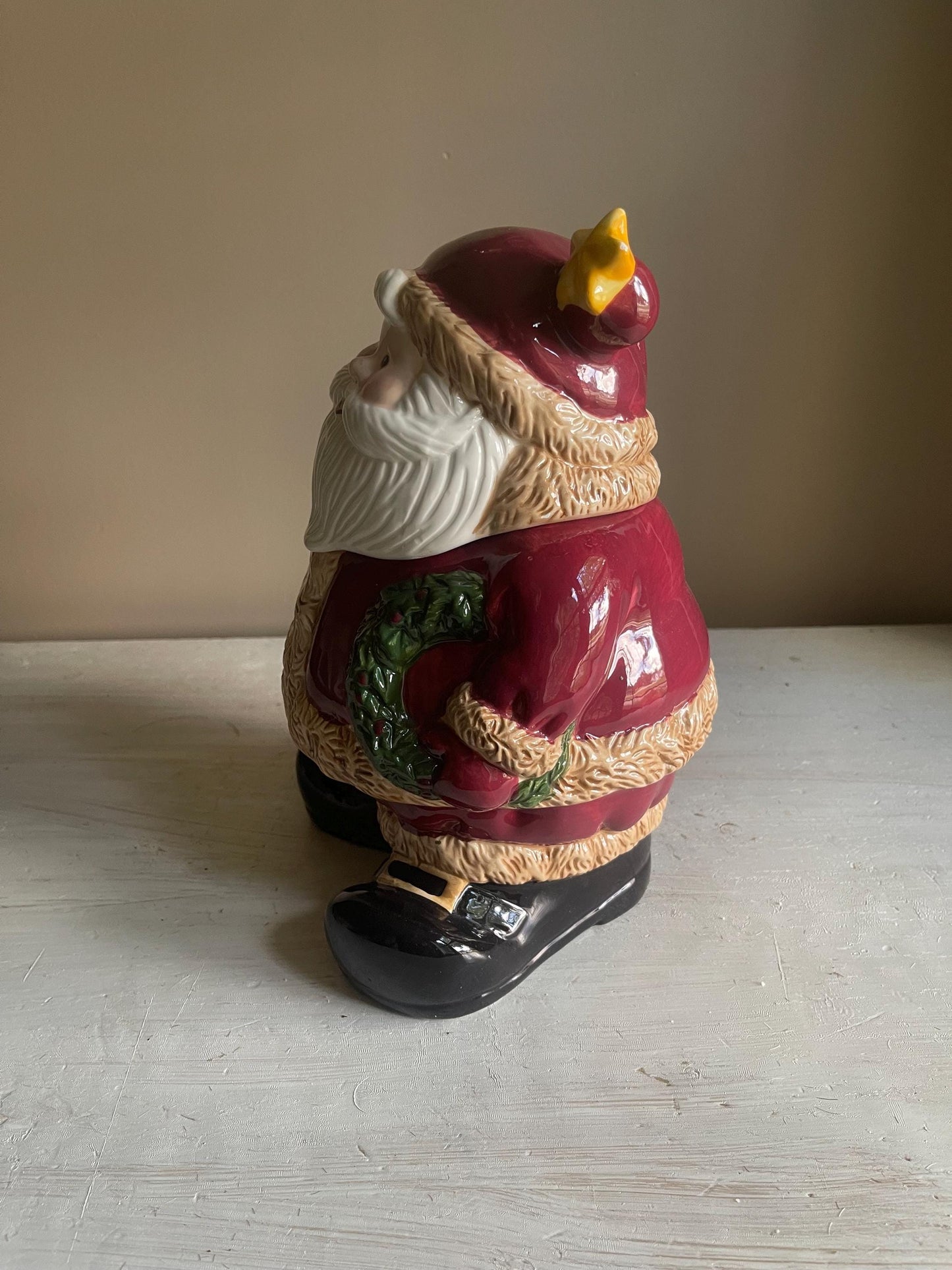 Vintage Santa Claus Cookie Jar | Christmas Cookie Jar | Vintage Christmas | Santa Cookie Jar | Vintage Christmas Cookie Jar | Holiday Decor