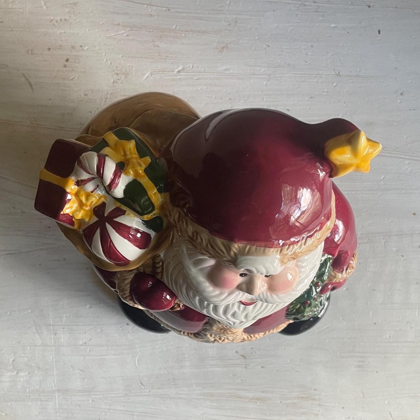 Vintage Santa Claus Cookie Jar | Christmas Cookie Jar | Vintage Christmas | Santa Cookie Jar | Vintage Christmas Cookie Jar | Holiday Decor