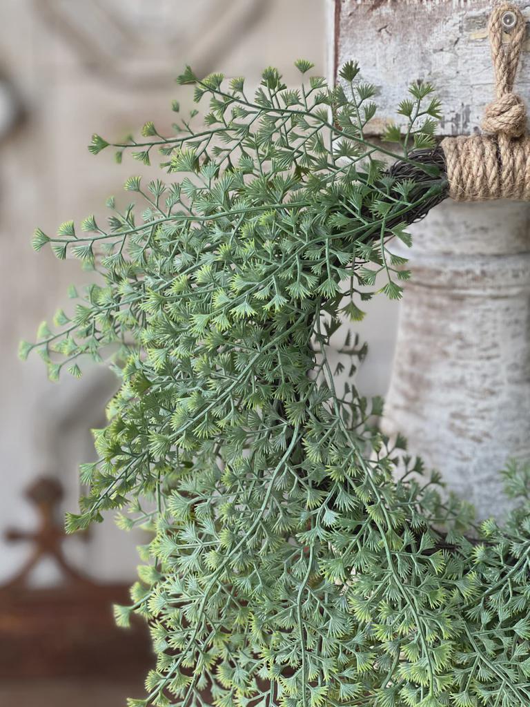 Small Fern Wreath - Spring Decor - 15-Inch Wreath