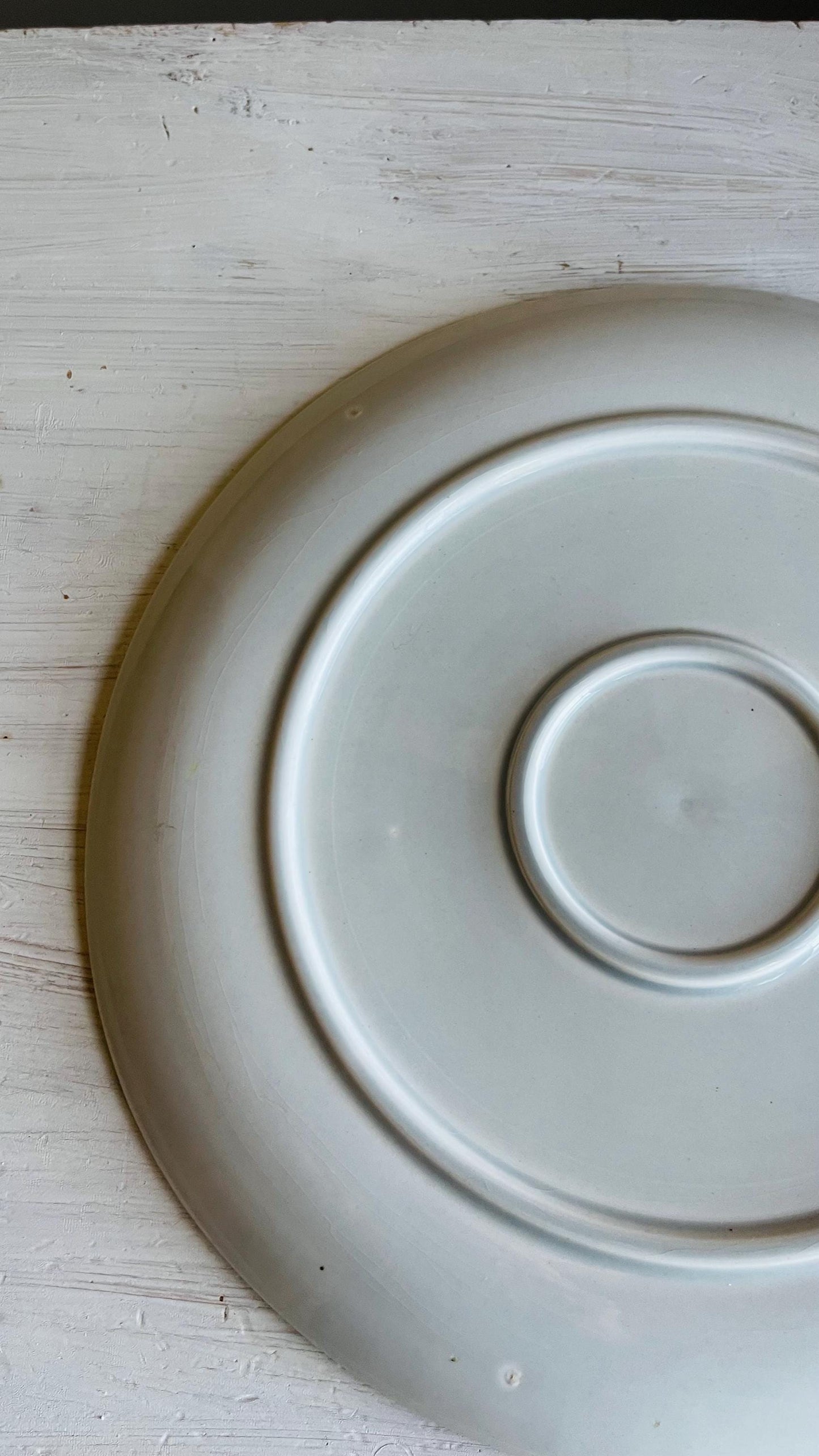 Vintage Crooksville Dogwood Round Platter | Mid-Century Floral Serving Platter