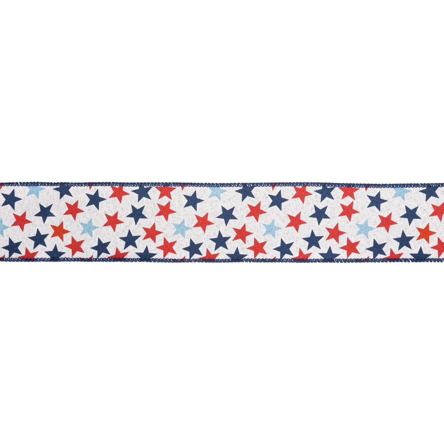 2 1/2" Wired Ribbon | All over stars | 10 Yard Roll