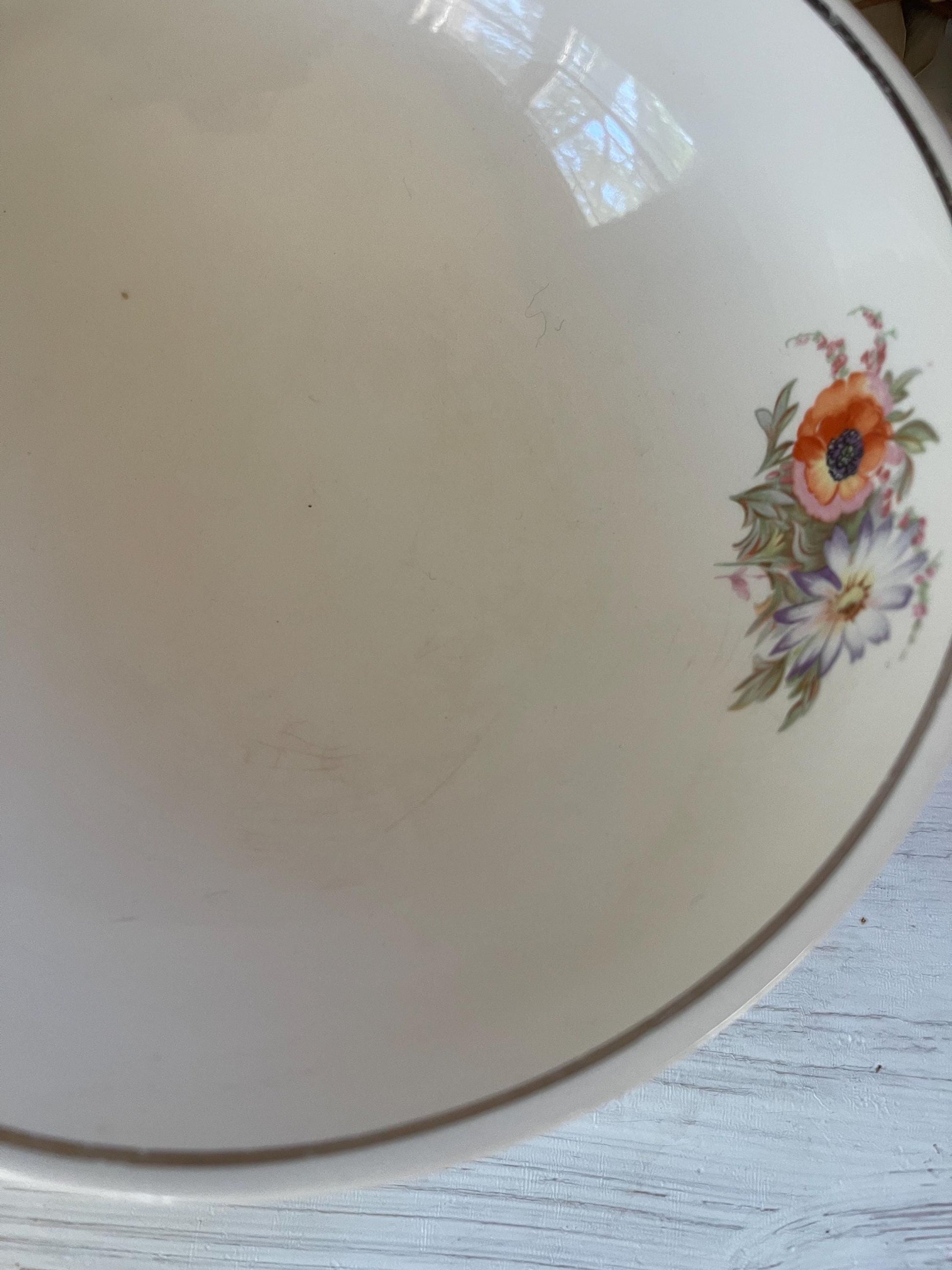 Universal Potteries Serving Bowl | Vintage Serving Bowl | Vintage Fall Serving Bowl | Floral Serving Bowl | Universal Pottery Ovenware