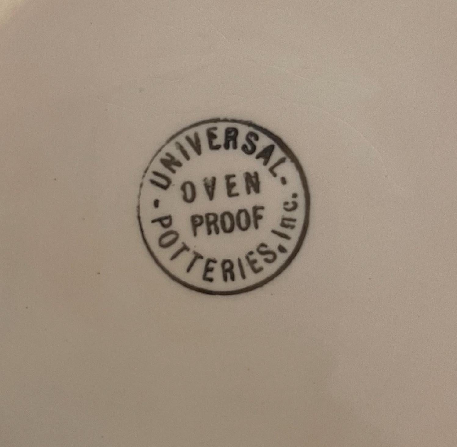 Universal Potteries Serving Bowl | Vintage Serving Bowl | Vintage Fall Serving Bowl | Floral Serving Bowl | Universal Pottery Ovenware