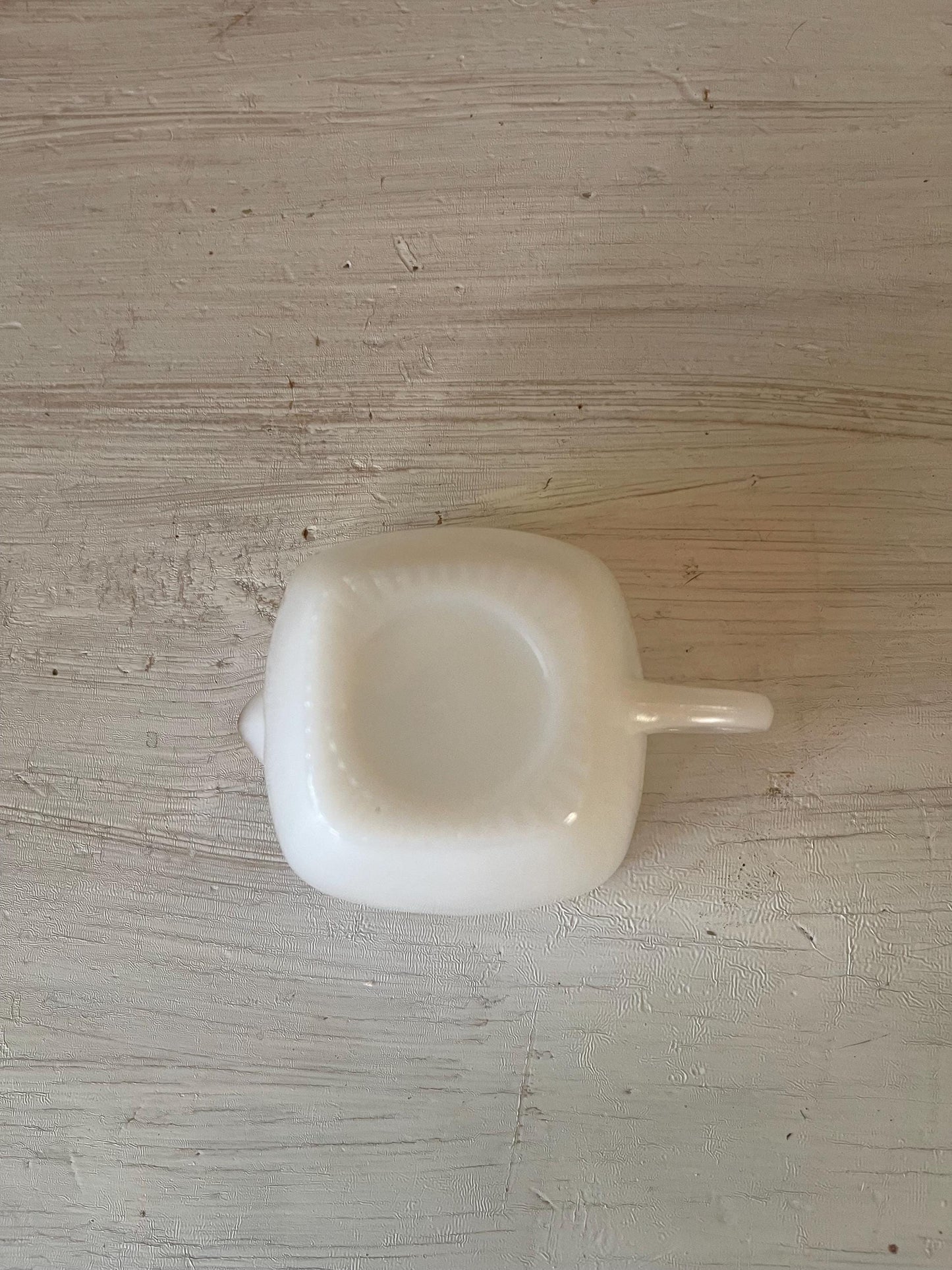 Fire King Milk Glass Square Creamer & Sugar Bowl | Vintage Fire King Milk Glass | Vintage Gold Rim Milk Glass Creamer Sugar Bowl Set