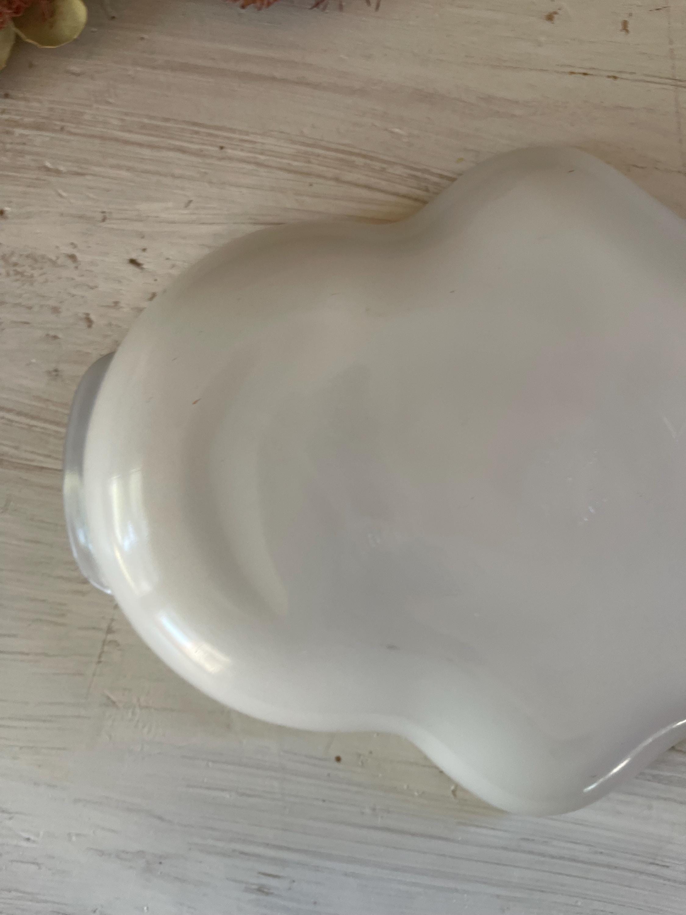 Vintage Fire King Veggie Tray: Clover-Shaped Gold Trim Relish Dish