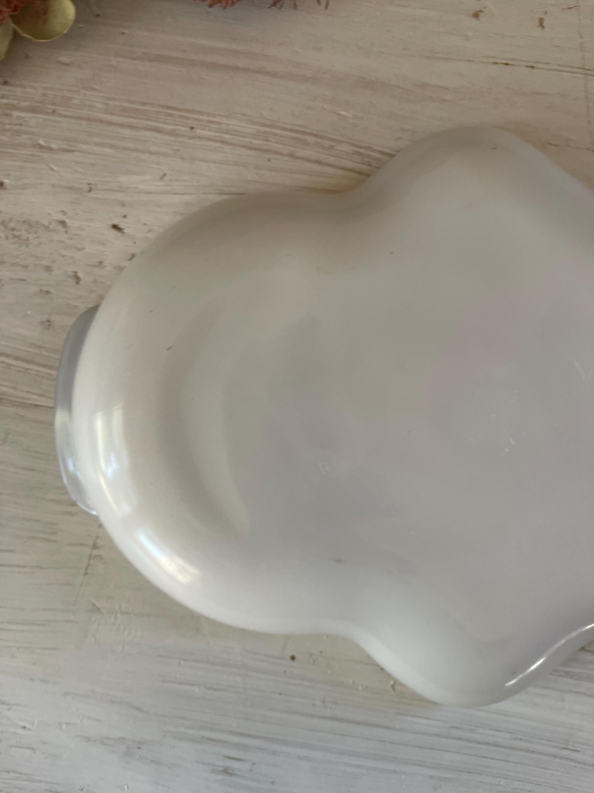 Vintage Fire King Veggie Tray: Clover-Shaped Gold Trim Relish Dish