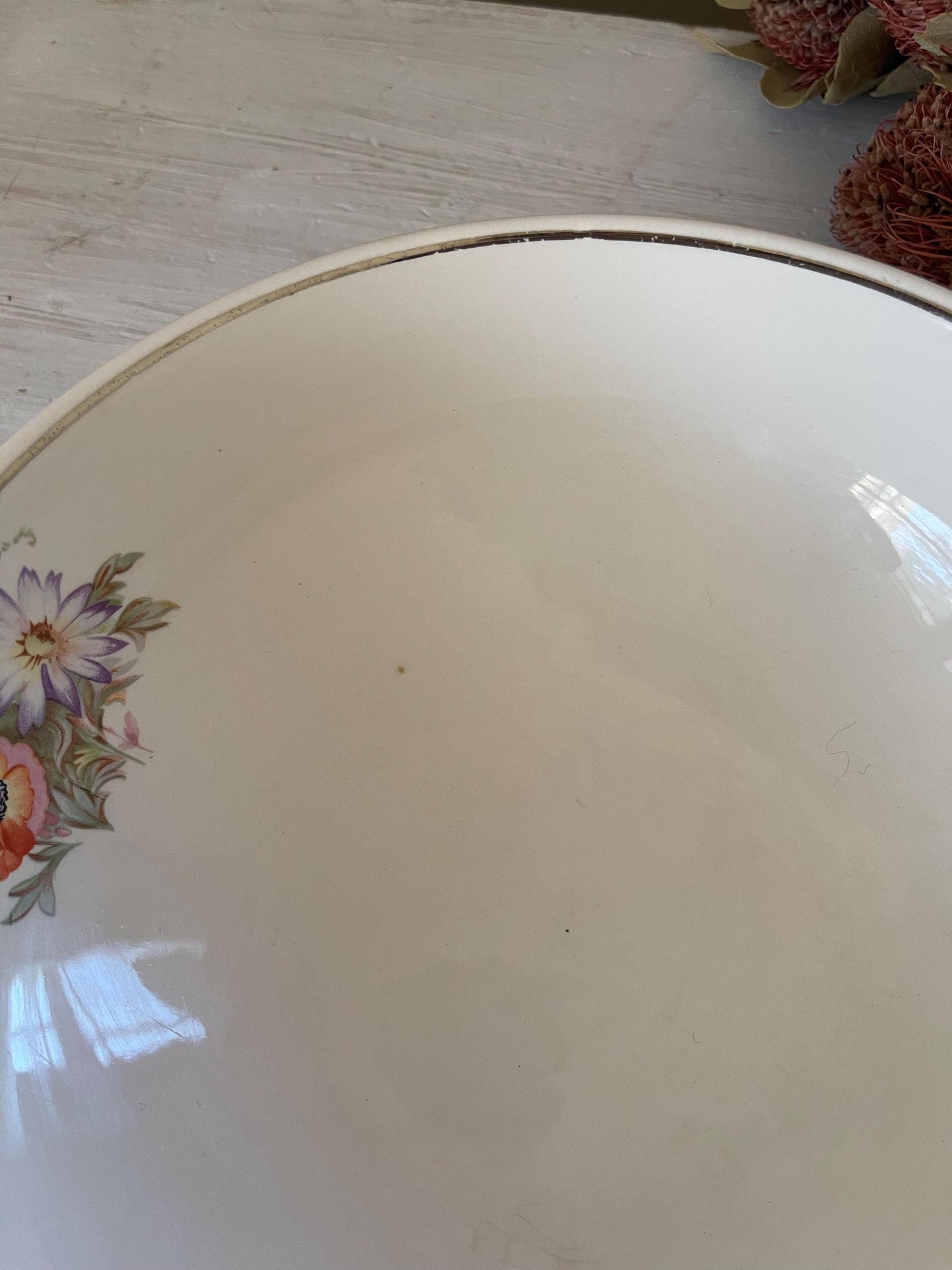 Universal Potteries Serving Bowl | Vintage Serving Bowl | Vintage Fall Serving Bowl | Floral Serving Bowl | Universal Pottery Ovenware