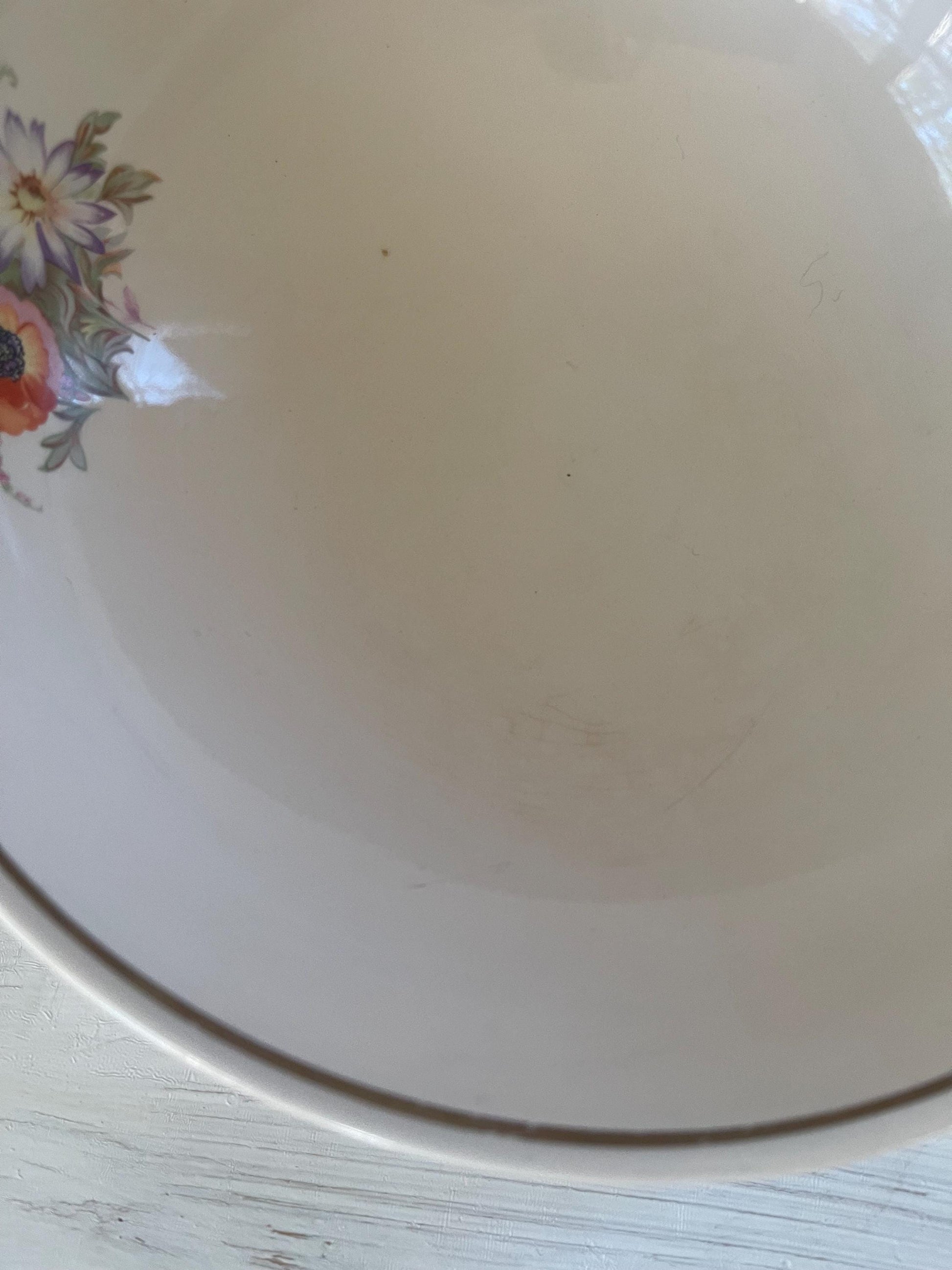 Universal Potteries Serving Bowl | Vintage Serving Bowl | Vintage Fall Serving Bowl | Floral Serving Bowl | Universal Pottery Ovenware