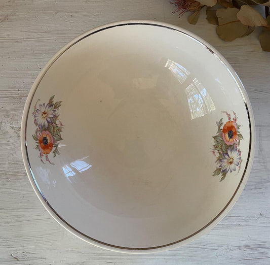 Universal Potteries Serving Bowl | Vintage Serving Bowl | Vintage Fall Serving Bowl | Floral Serving Bowl | Universal Pottery Ovenware