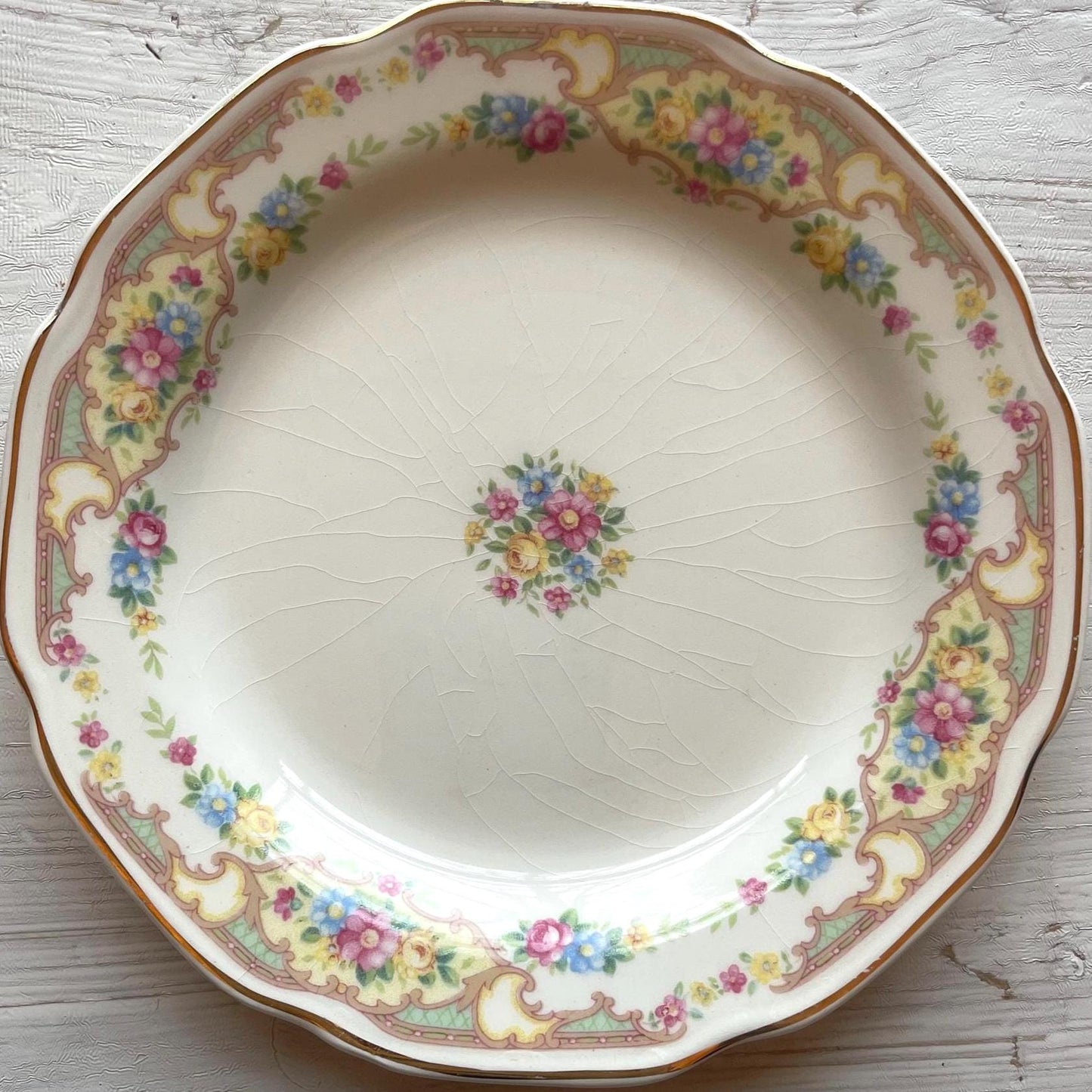 Vintage Mount Clemens Mildred Bread and Butter Plate | 1930s Vintage Dishes | Vintage Bread and Butter Plate | Mount Clemens Mildred China