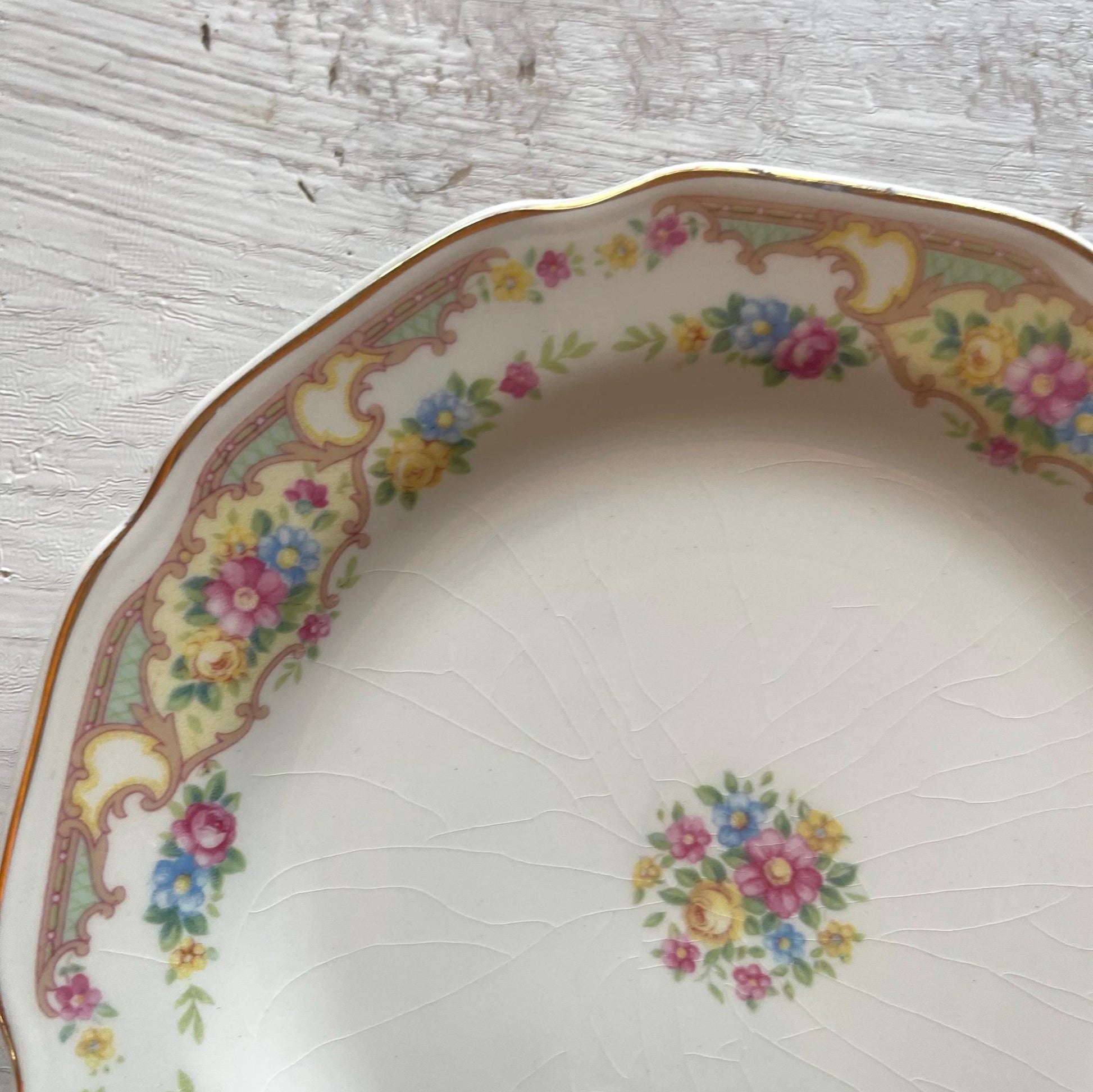 Vintage Mount Clemens Mildred Bread and Butter Plate | 1930s Vintage Dishes | Vintage Bread and Butter Plate | Mount Clemens Mildred China
