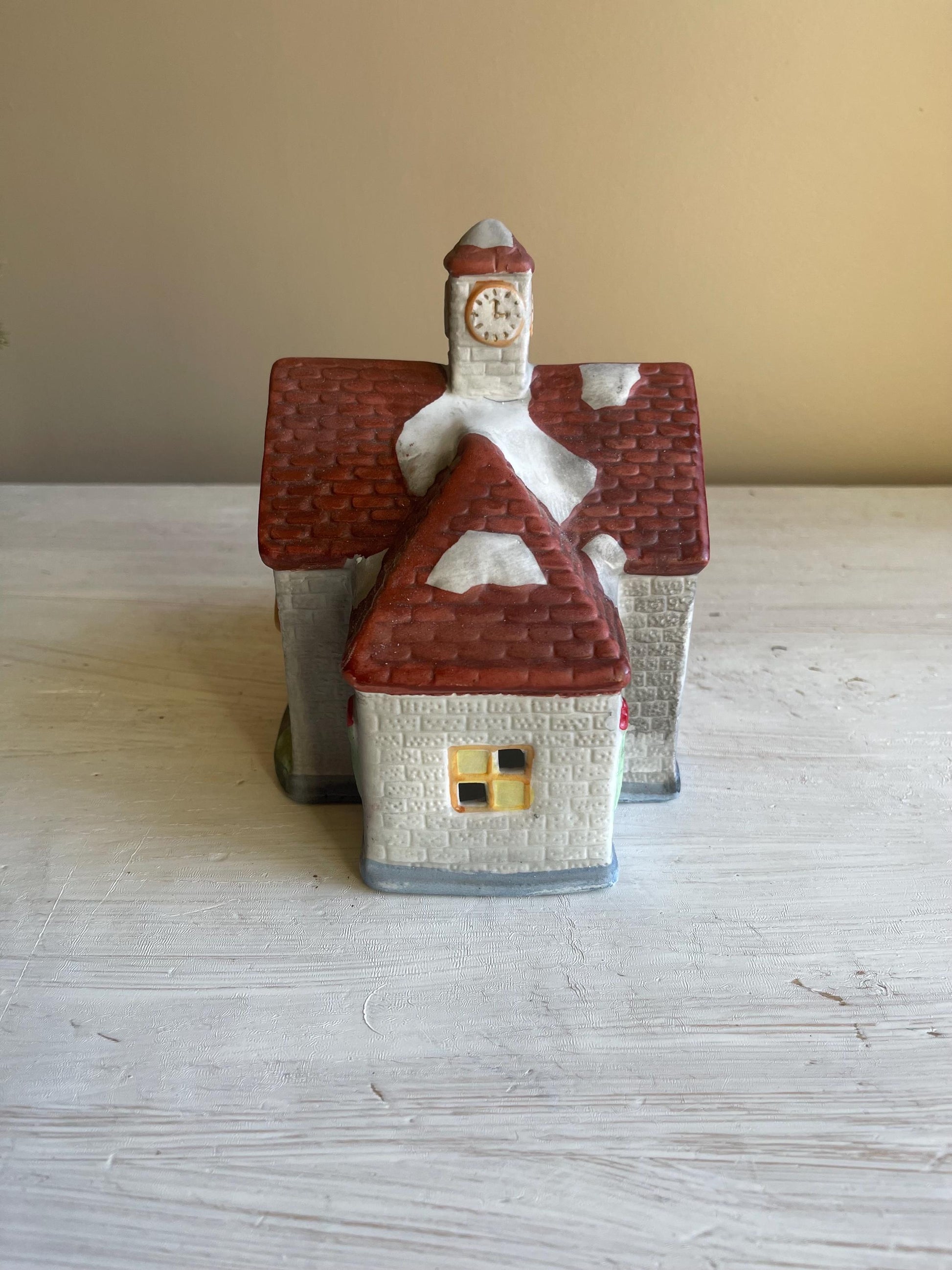 Americana Christmas Village Court House | Vintage Christmas Village | Christmas Village House | Christmas House | Americana Village
