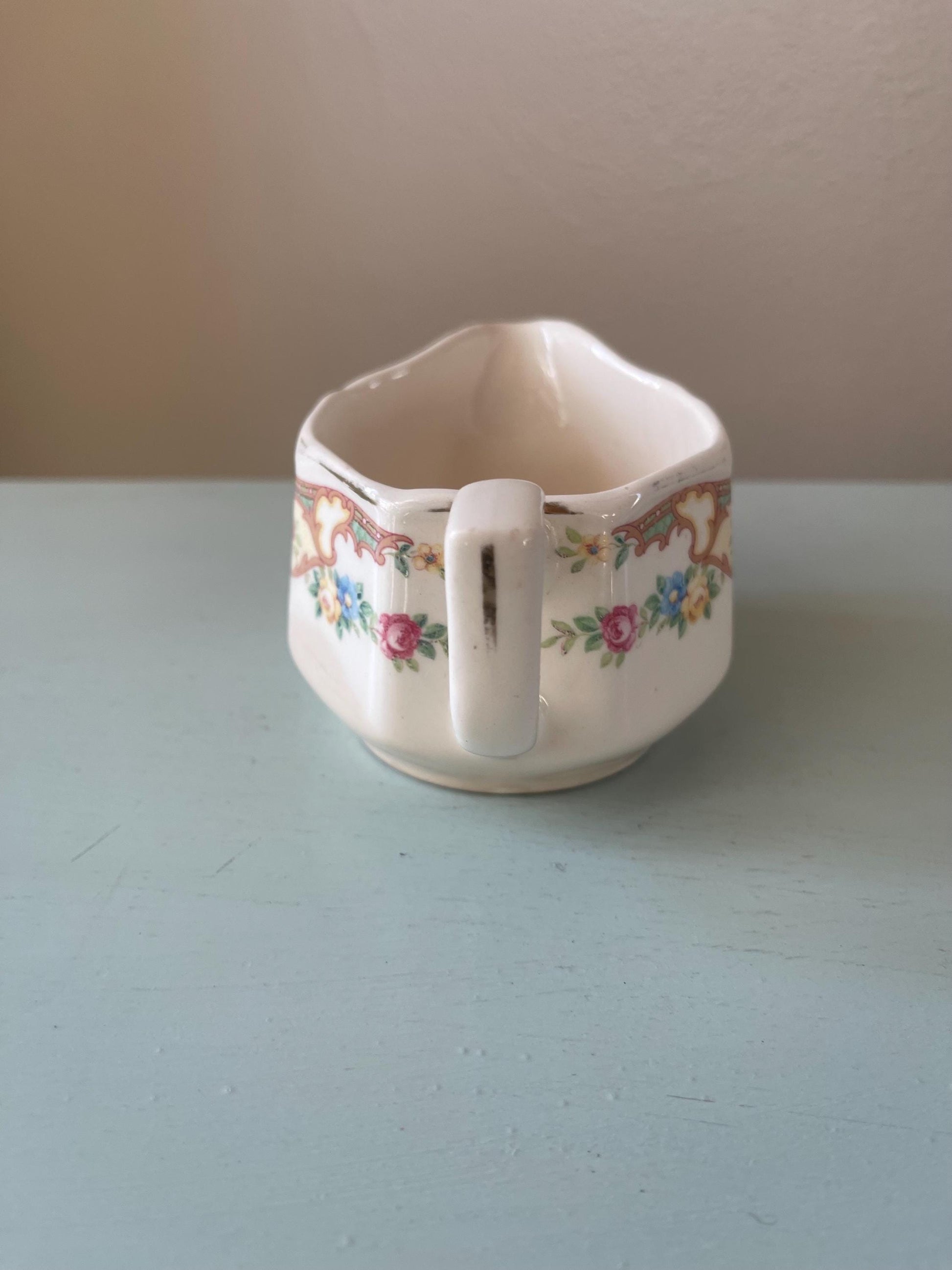 Vintage Mount Clemens Mildred Creamer | 1930s Vintage Dishes | Vintage Coffee Creamer | 1930s Vintage China | Mount Clemens Mildred China