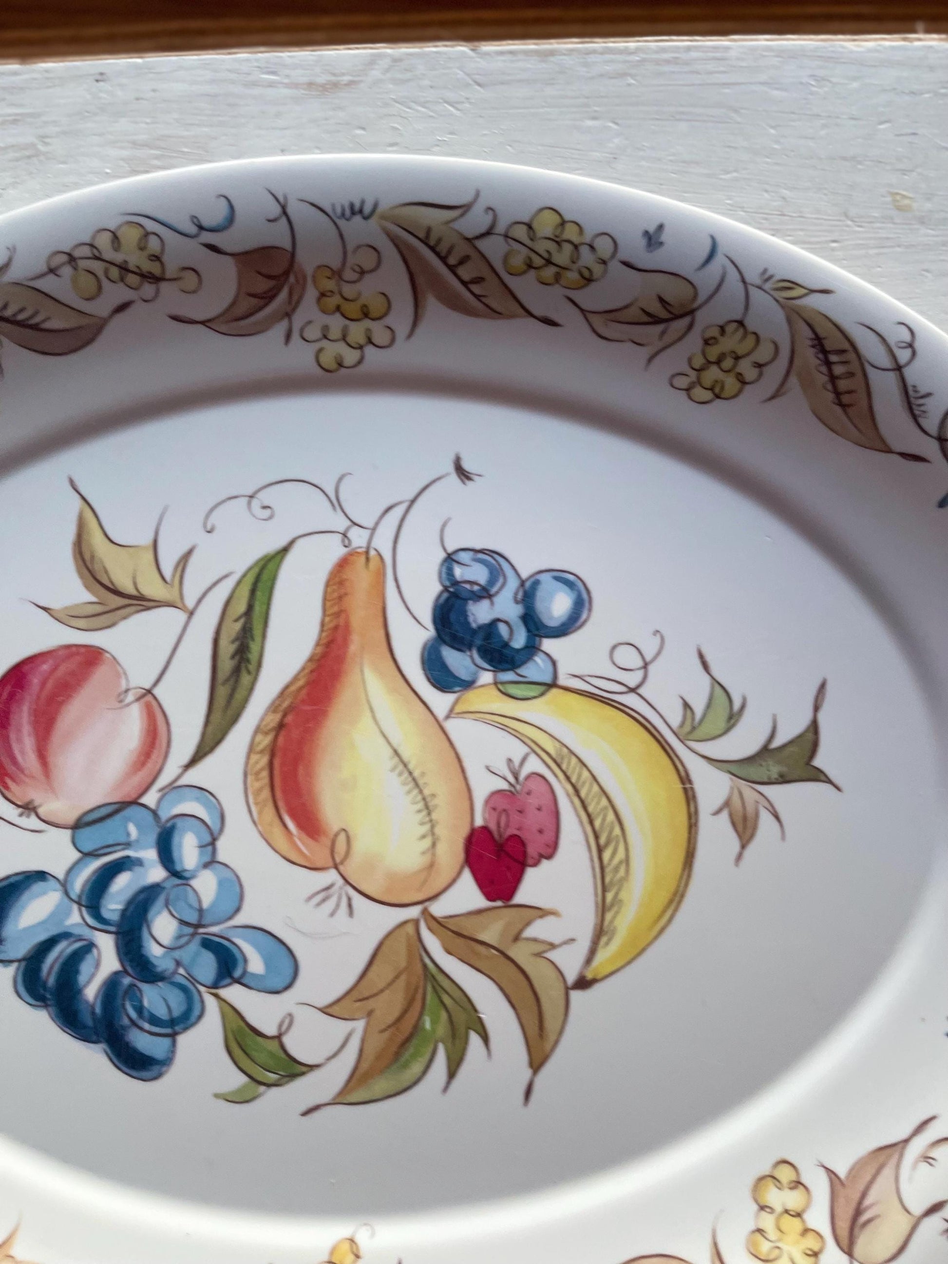 Vintage Kenro Melamine Serving Platter | Mid Century Modern | Vintage Serving Platter | Fall Serving Platter | Thanksgiving Platter
