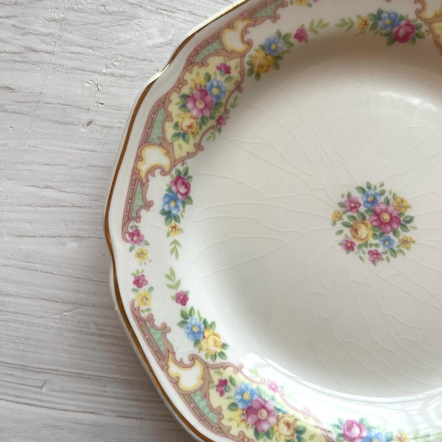 Vintage Mount Clemens Mildred Bread and Butter Plate | 1930s Vintage Dishes | Vintage Bread and Butter Plate | Mount Clemens Mildred China