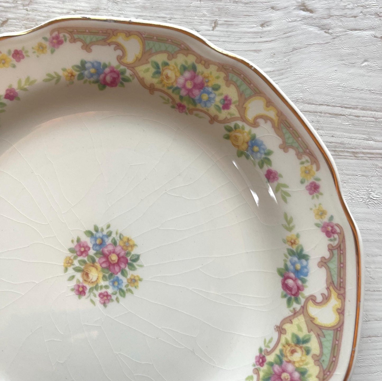 Vintage Mount Clemens Mildred Bread and Butter Plate | 1930s Vintage Dishes | Vintage Bread and Butter Plate | Mount Clemens Mildred China