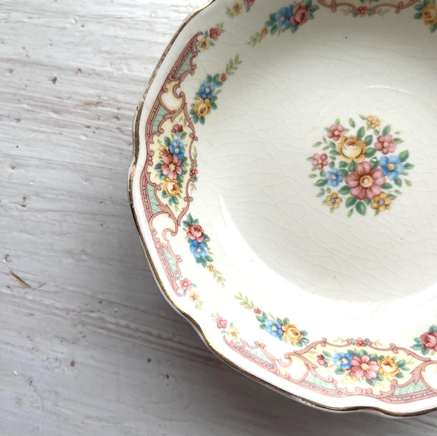 Vintage Mount Clemens Mildred Dessert Bowl | 1930s Vintage Dishes | Vintage Fruit Bowl | 1930s Sauce Bowl | Mount Clemens Mildred China