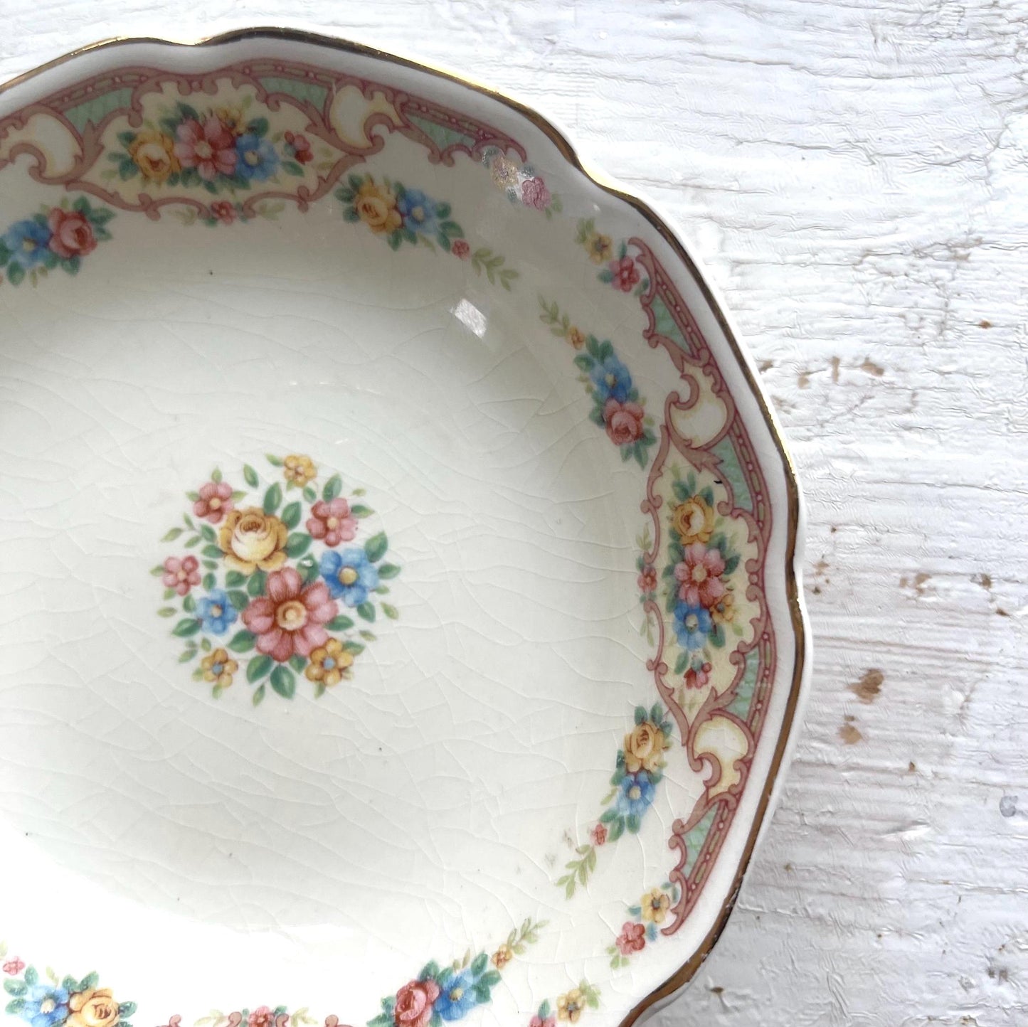Vintage Mount Clemens Mildred Dessert Bowl | 1930s Vintage Dishes | Vintage Fruit Bowl | 1930s Sauce Bowl | Mount Clemens Mildred China