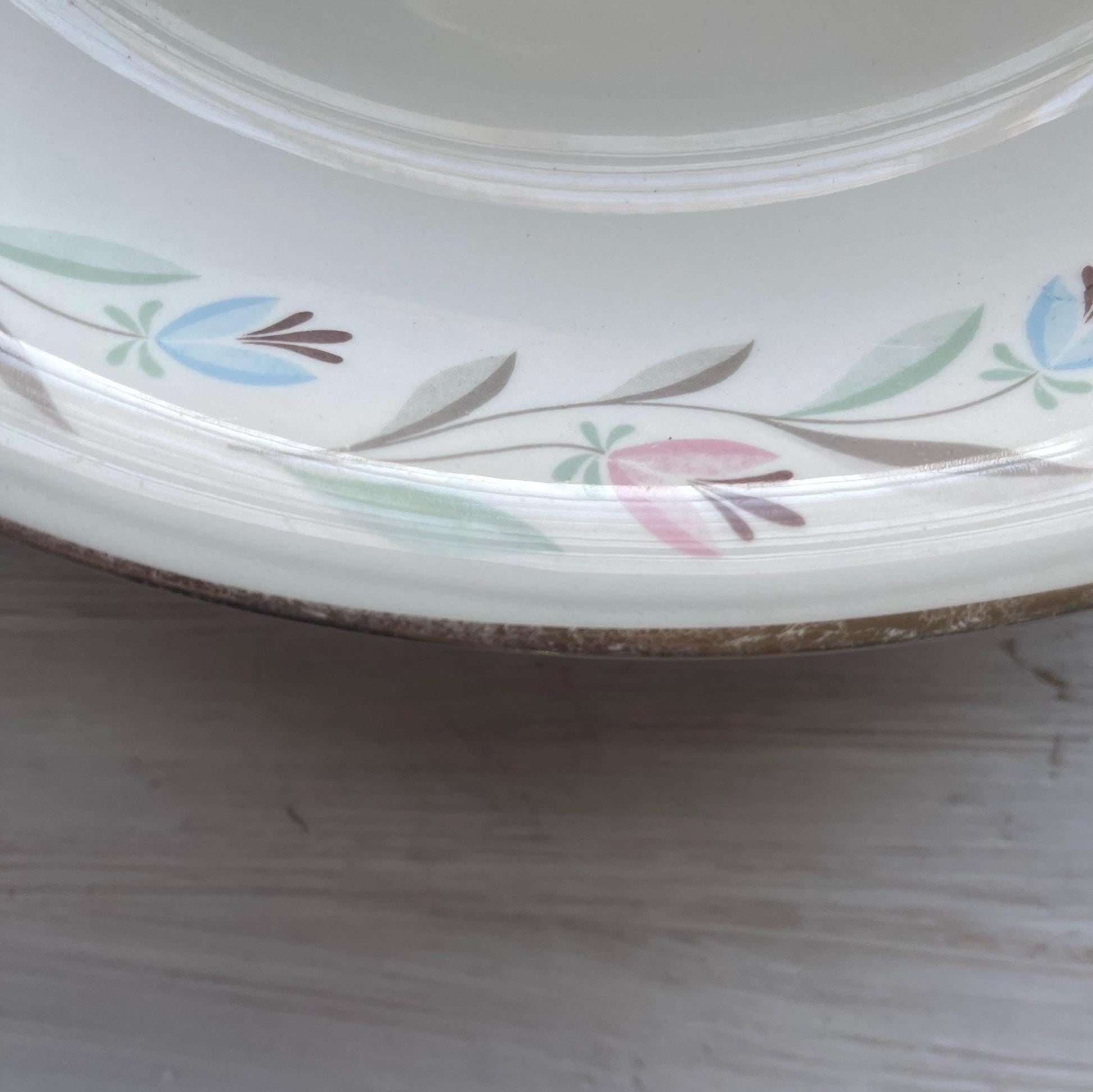 Vintage Homer Laughlin Nantucket Serving Bowl: Mid-Century Floral Fine China