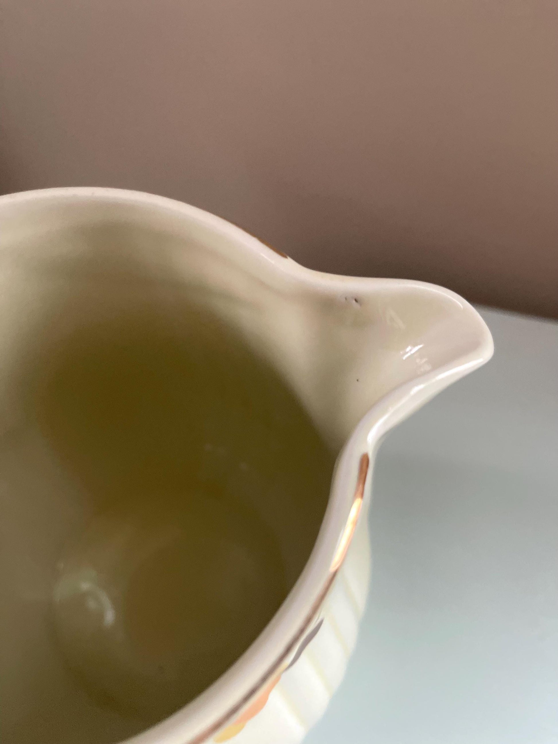 Vintage Hall Autumn Leaf Juice Pitcher - Retro Kitchenware - 1950s Drink Pitcher - Vintage Pitcher - Vintage Fall Dishes