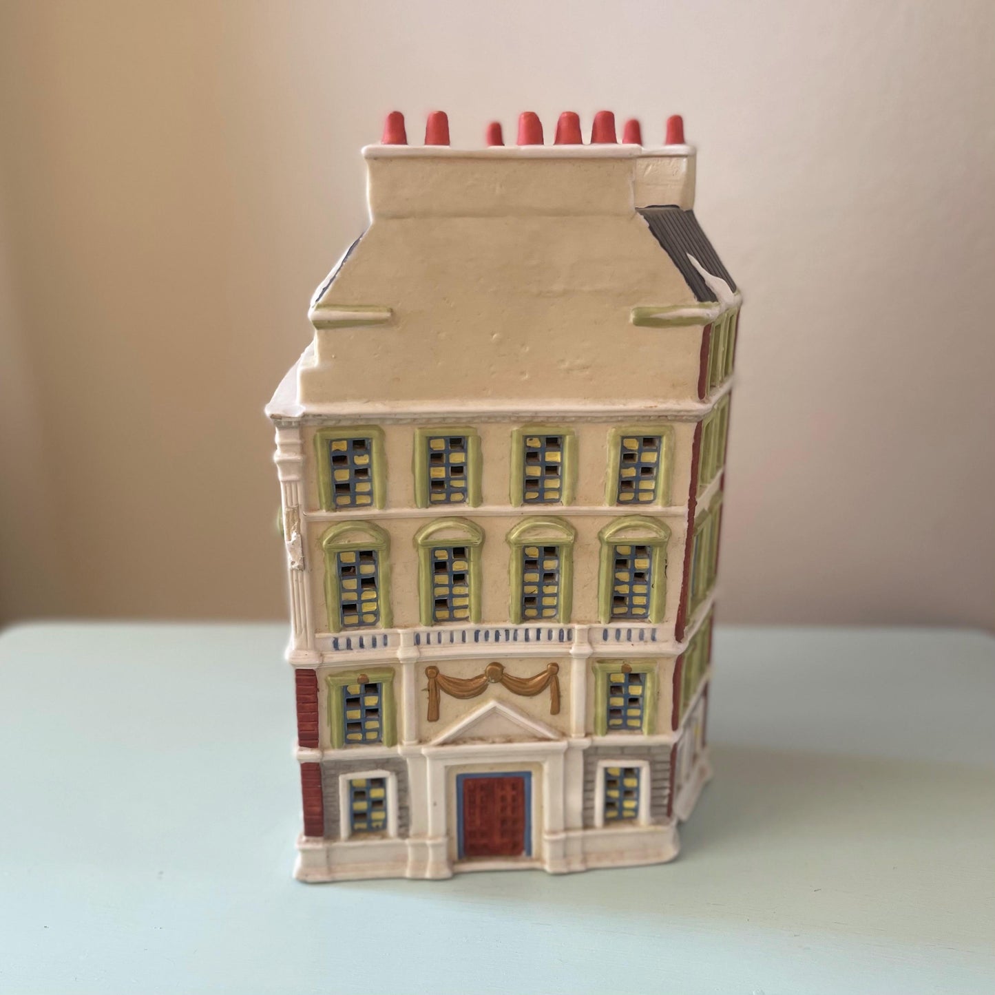 Santas Best Streets of London 20 | Vintage Christmas Village | Christmas Village House | Santas Best Christmas Village