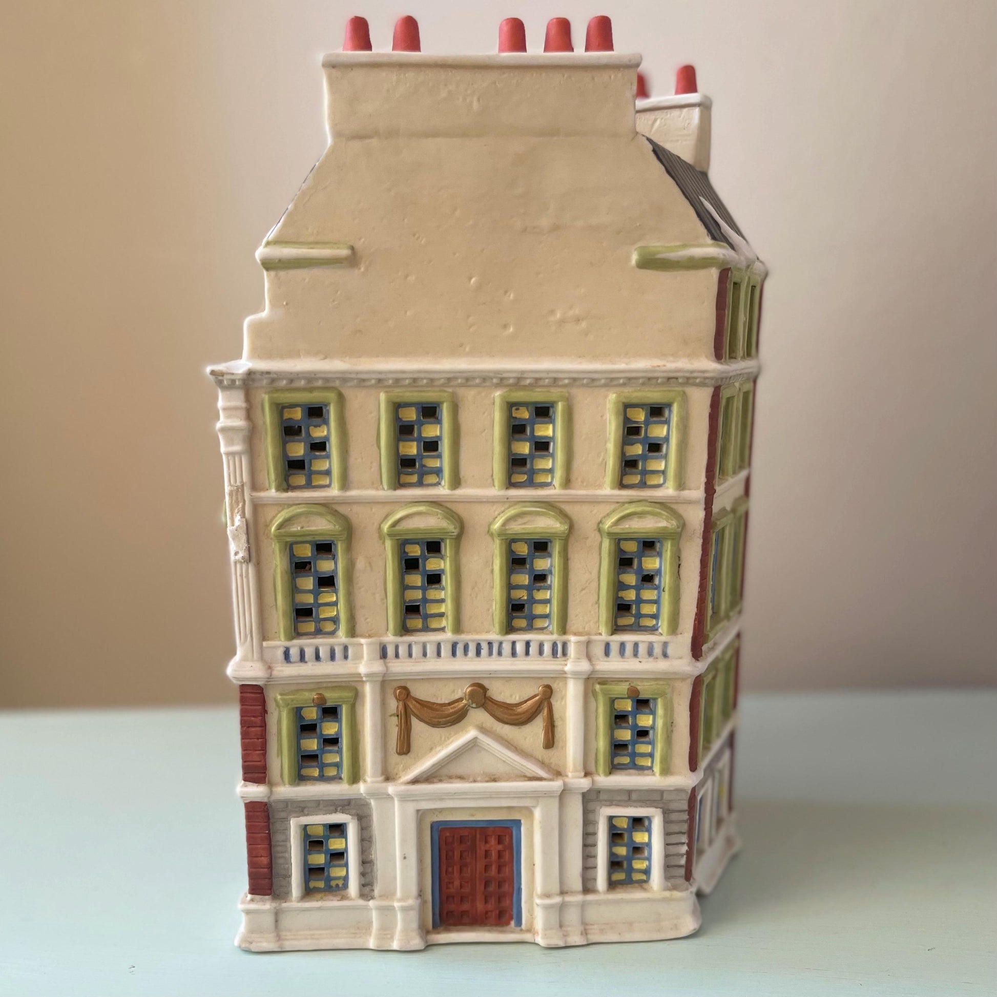 Santas Best Streets of London 20 | Vintage Christmas Village | Christmas Village House | Santas Best Christmas Village