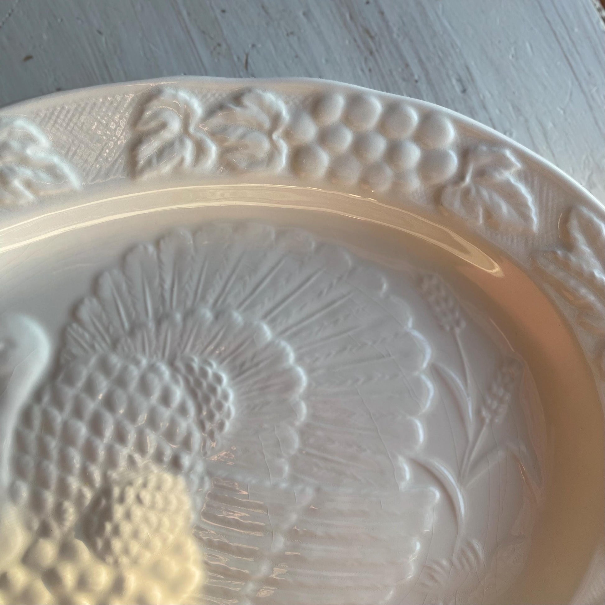 King Tom Turkey Platter - Vintage Thanksgiving Platter - Thanksgiving Serving Plate - Thanksgiving Tabletop Decor - Fall Decor