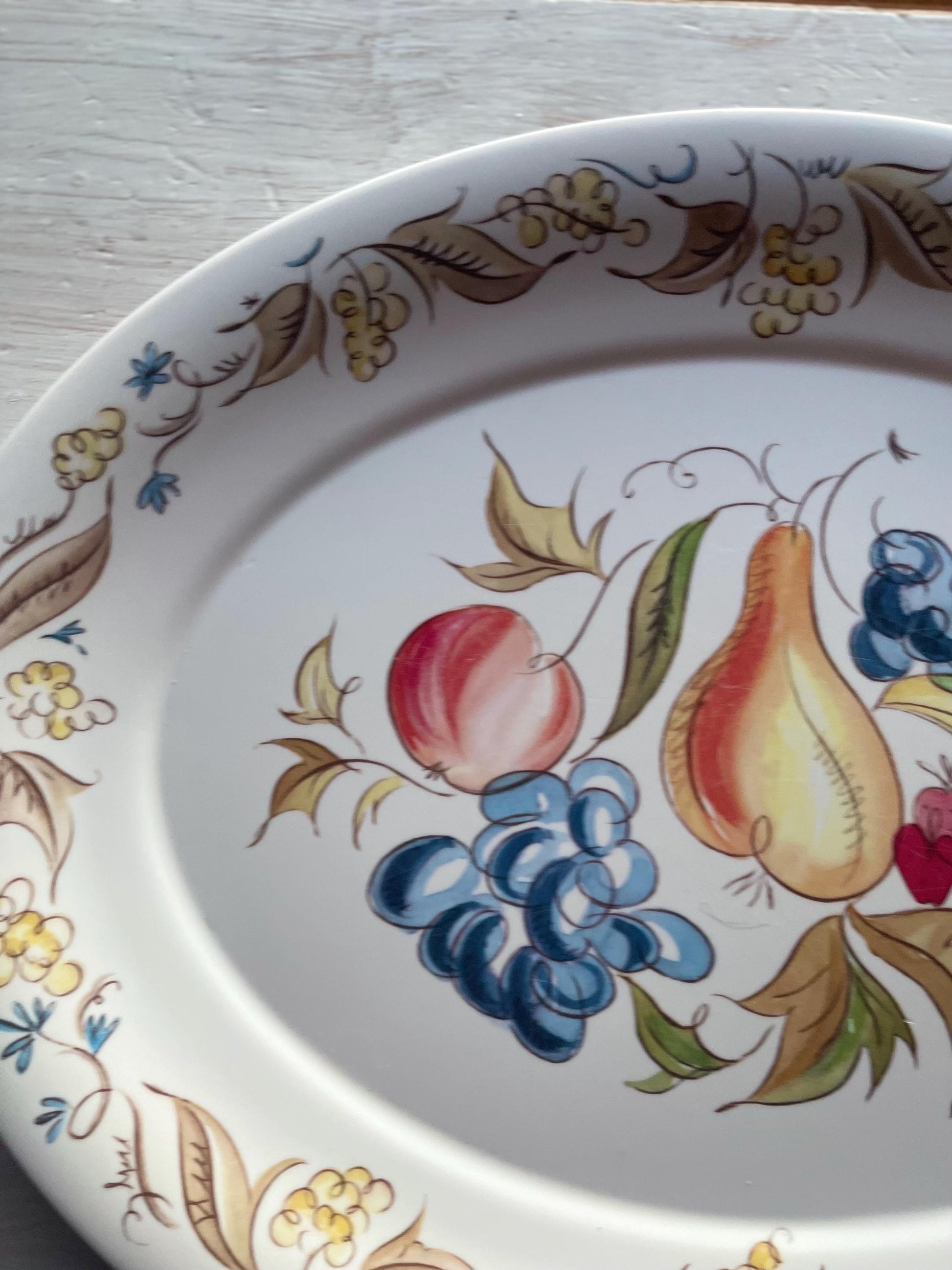Vintage Kenro Melamine Serving Platter | Mid Century Modern | Vintage Serving Platter | Fall Serving Platter | Thanksgiving Platter