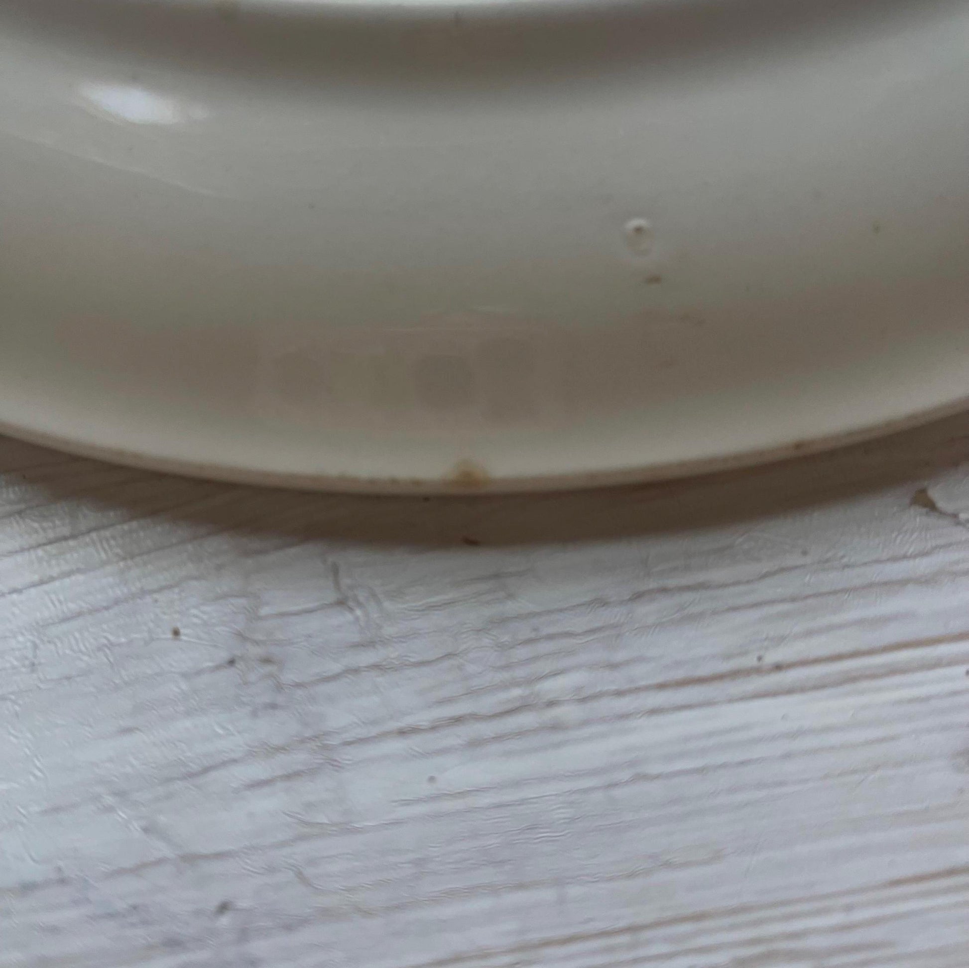 1940s Knowles Utility Ware Tulip Cake Plate – Classic Mid-Century Serveware - Hand Painted Cake Plate - Vintage Serving Platter