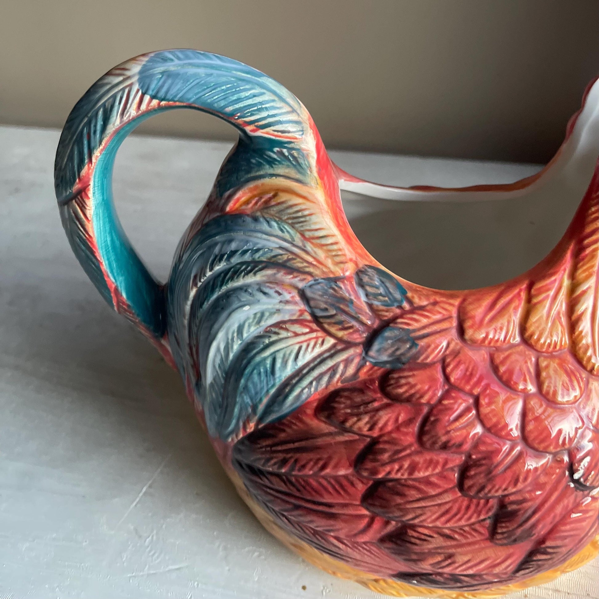 Vintage Enesco Rooster Pitcher: Country Farmhouse Decor