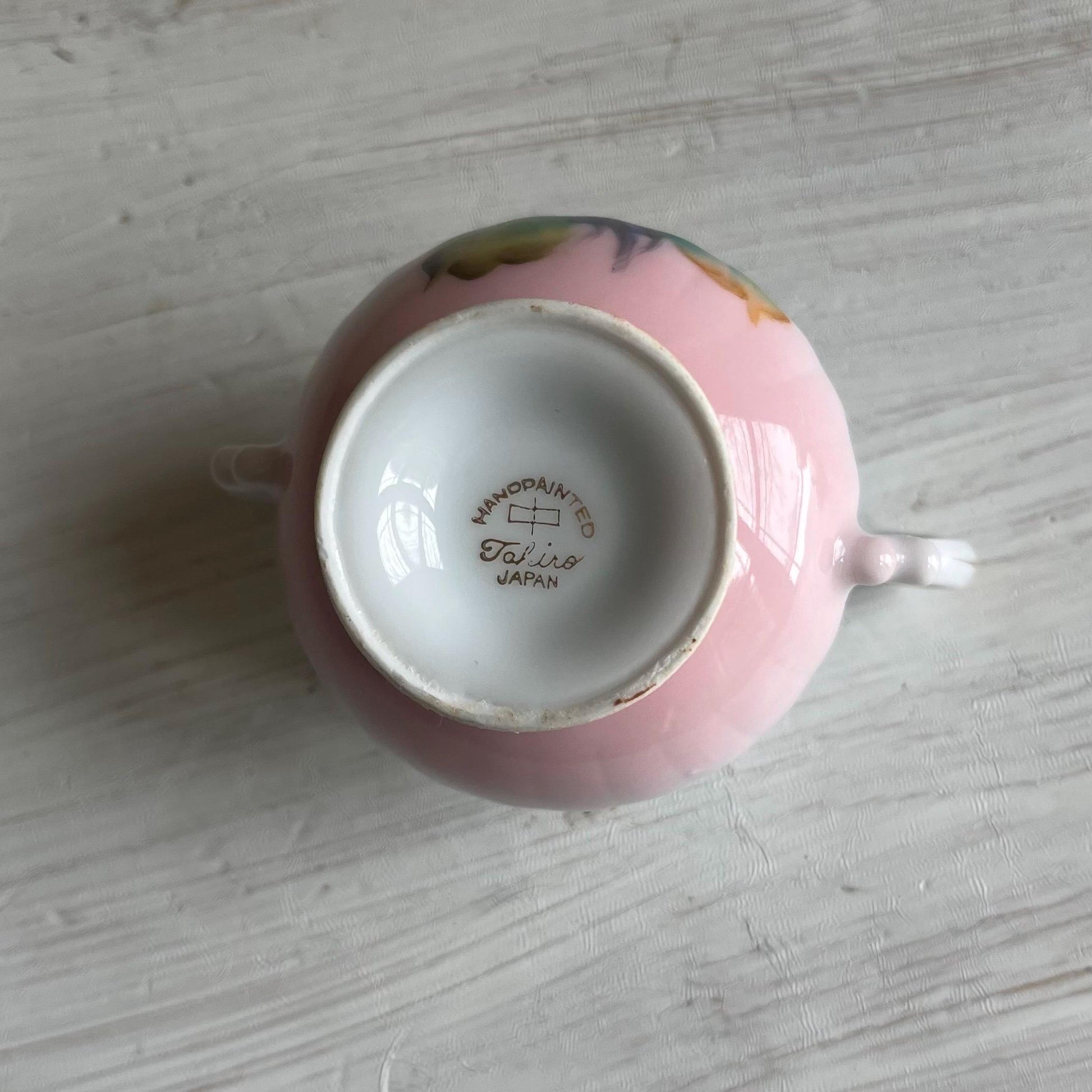 Vintage Takiro Japan Sugar Bowl and Creamer Set - Japanese China - Vintage Mini Sugar Bowl and Creamer - Hand Painted - Tea Lover Gift