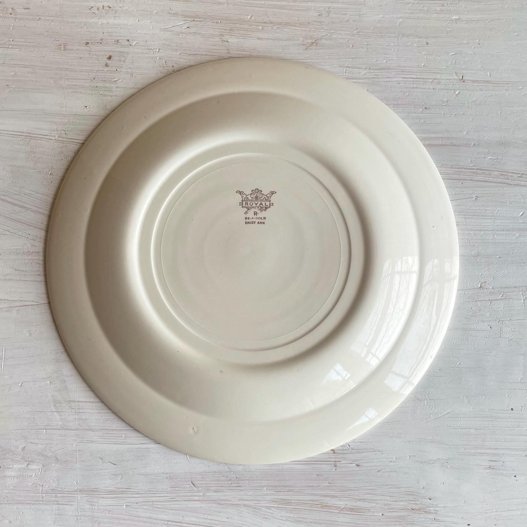 Vintage Royal China Daisy Ann Serving Plate - 1950s Kitchen Decor