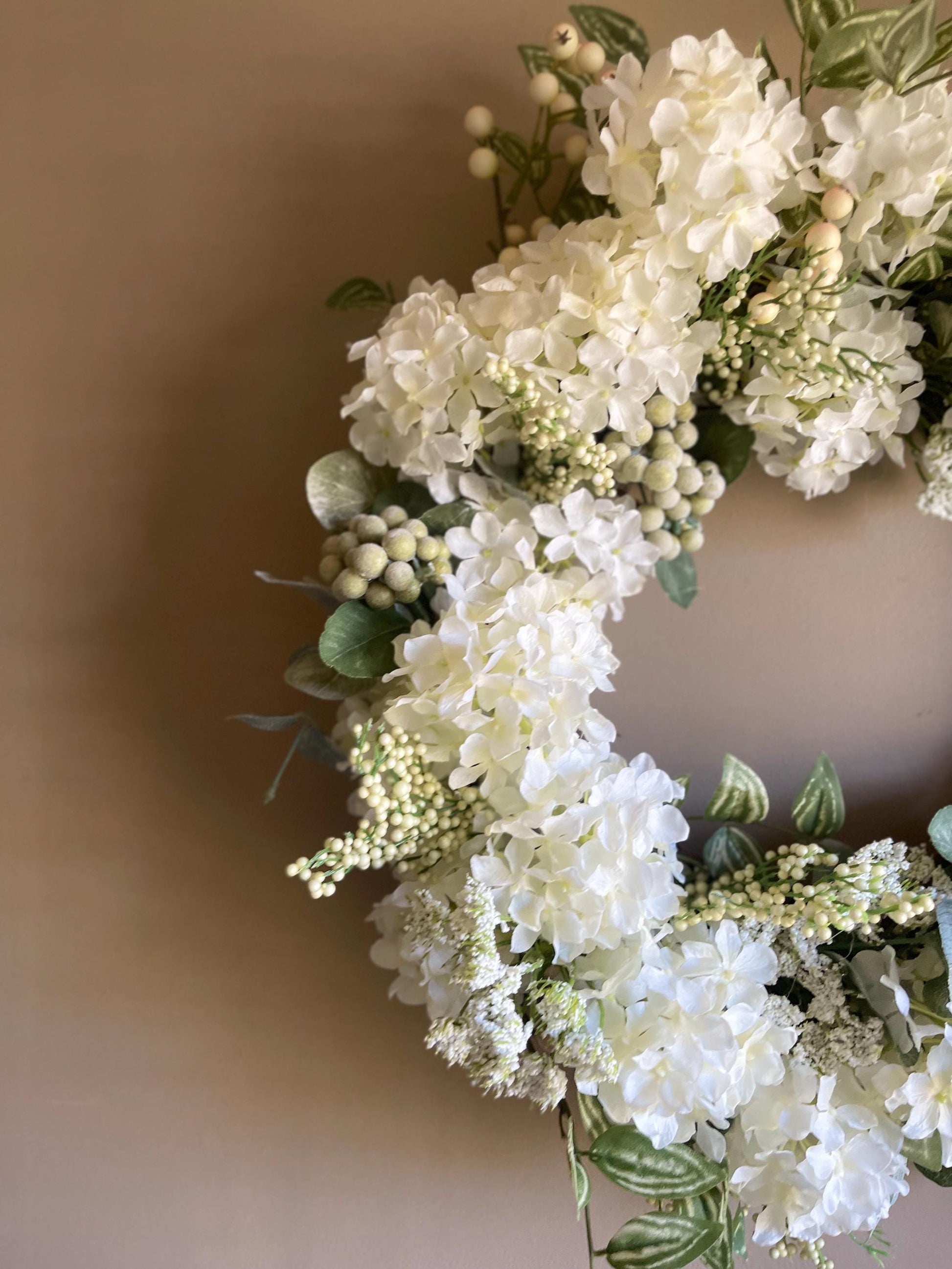 Spring Wreath | Elegant Spring Wreath | Spring Wreath for Front Door | Farmhouse Wreath