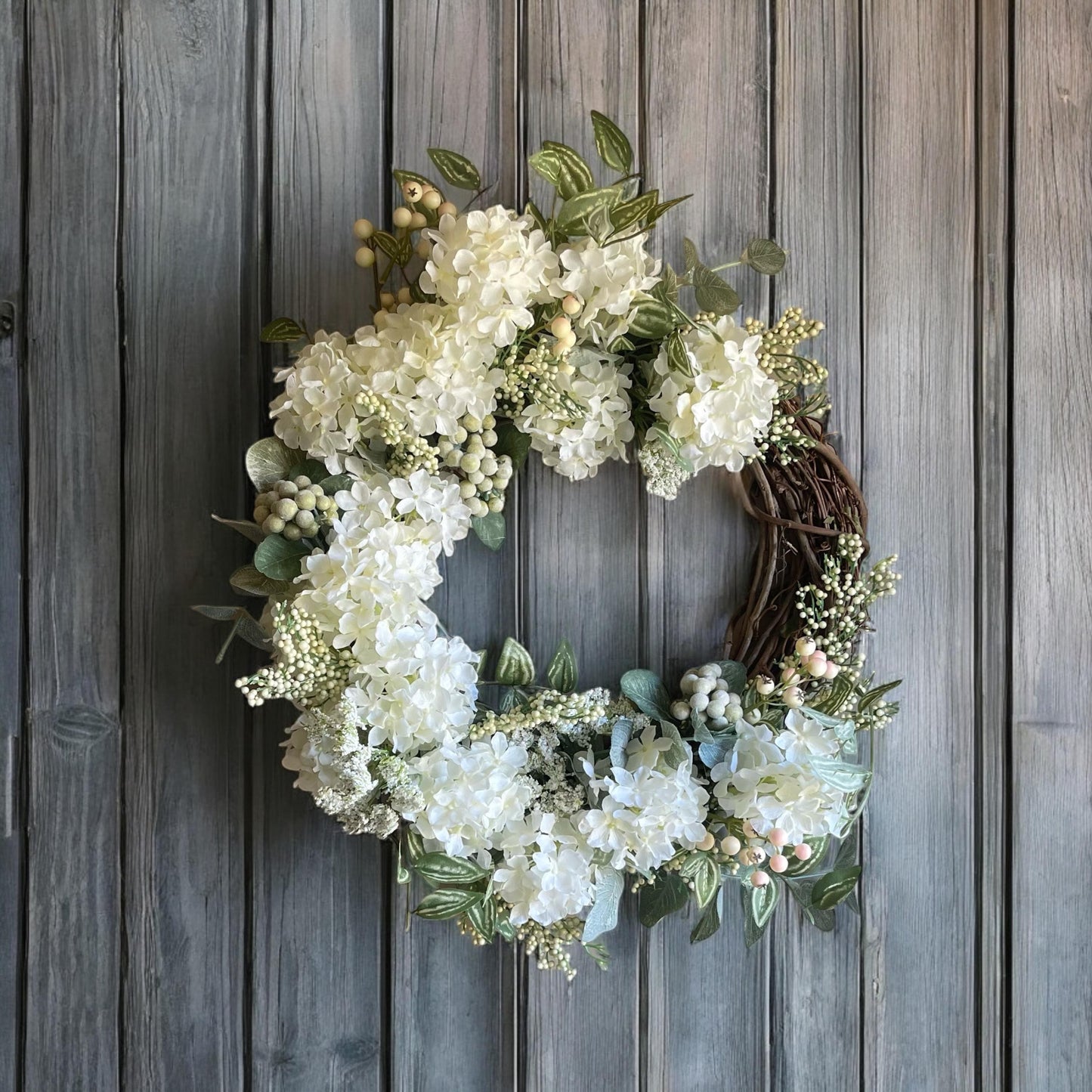 Spring Wreath | Elegant Spring Wreath | Spring Wreath for Front Door | Farmhouse Wreath