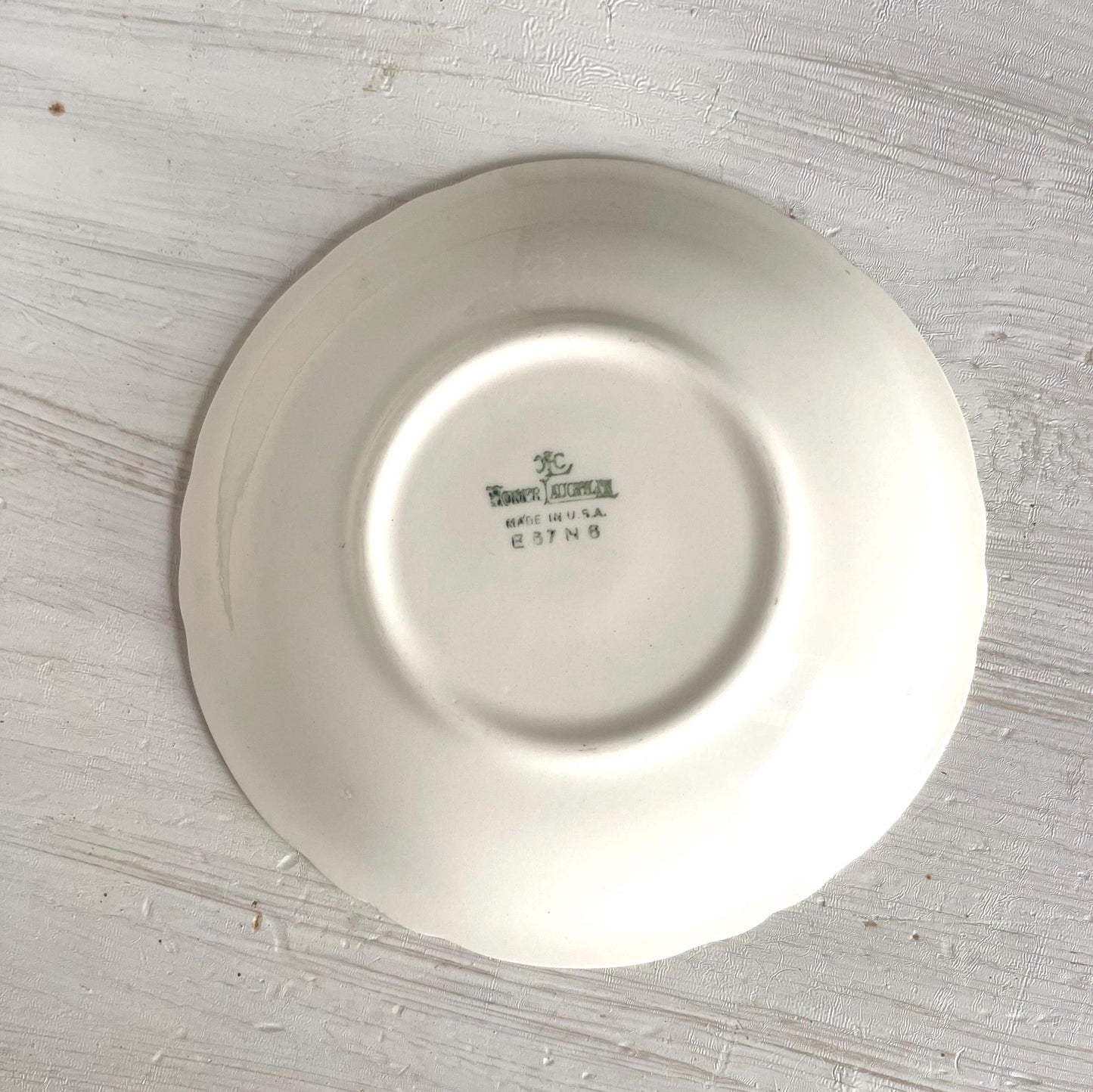 Homer Laughlin Jean Pattern Saucer Replacement | Vintage Saucer with Pink Flowers