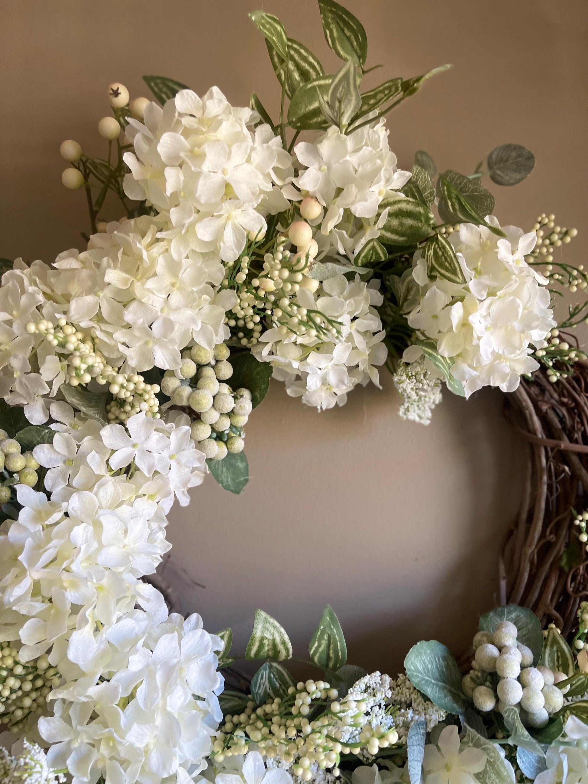 Spring Wreath | Elegant Spring Wreath | Spring Wreath for Front Door | Farmhouse Wreath