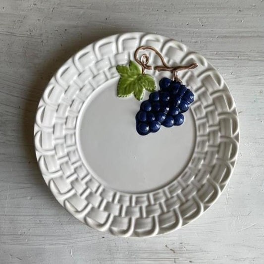Cost Plus Fruit Plates Set of 4 | Vintage Plates | Cottagecore Dinnerware