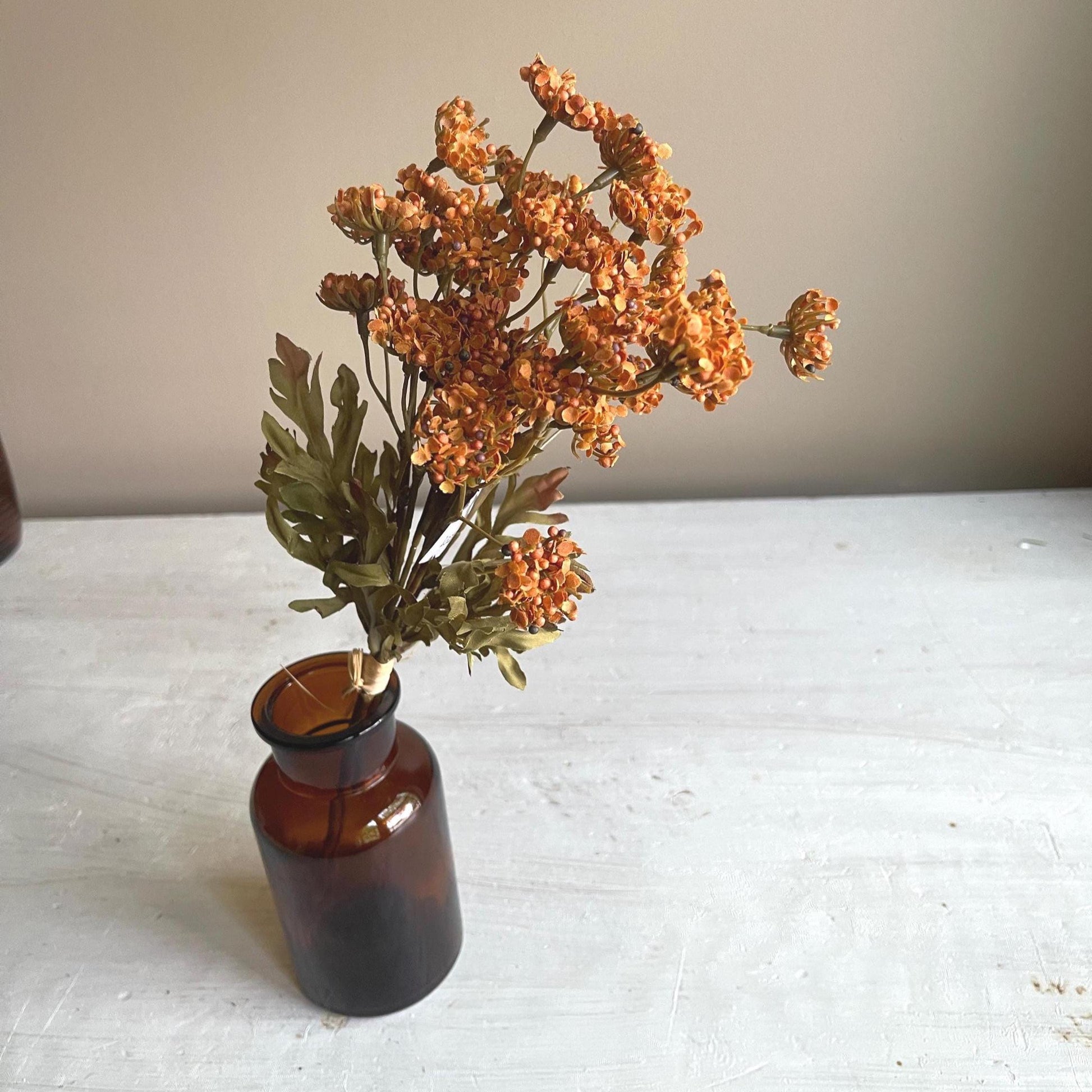 Fennel Flower Bundle 13 Inch | Pumpkin | Fall Floral Filler