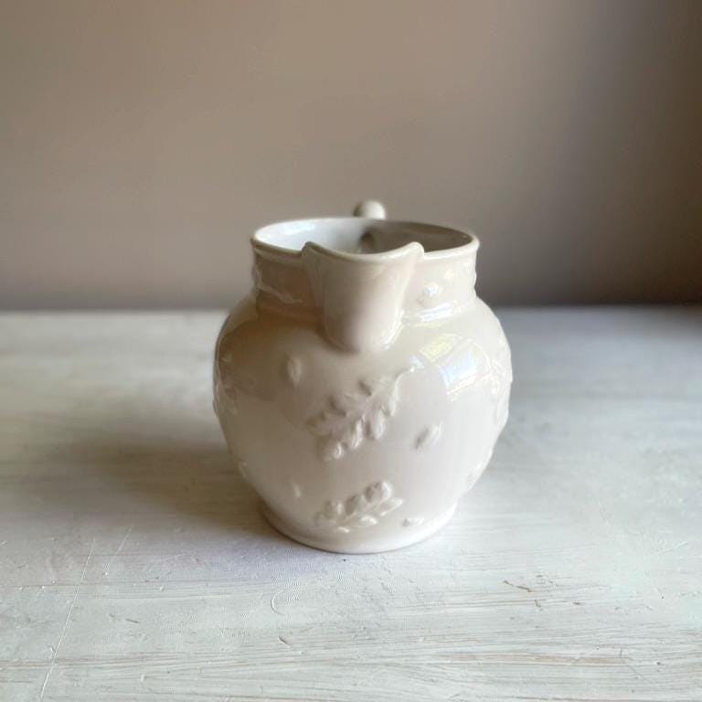 Oakleaf Pitcher - Laura Ashley - Fall Pitcher - Fall Kitchen Decor - Farmhouse Kitchen - Embossed Oak Leaf - Holiday Entertaining