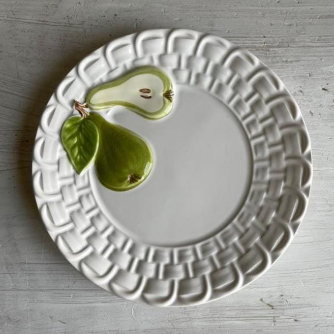 Cost Plus Fruit Plates Set of 4 | Vintage Plates | Farmhouse Kitchen | Cottagecore Dinnerware